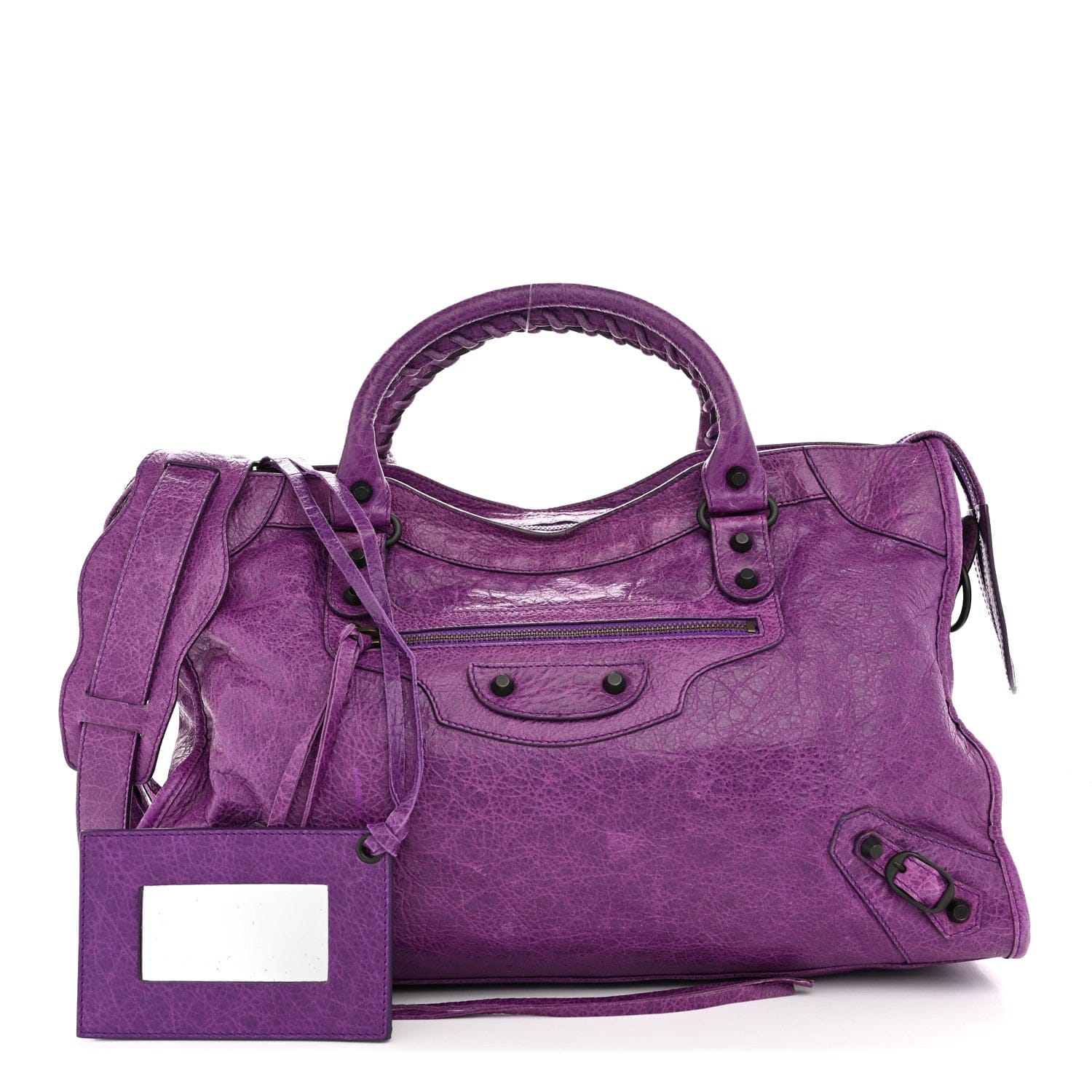 Balenciaga Agneau Classic Hardware City Ultraviolet