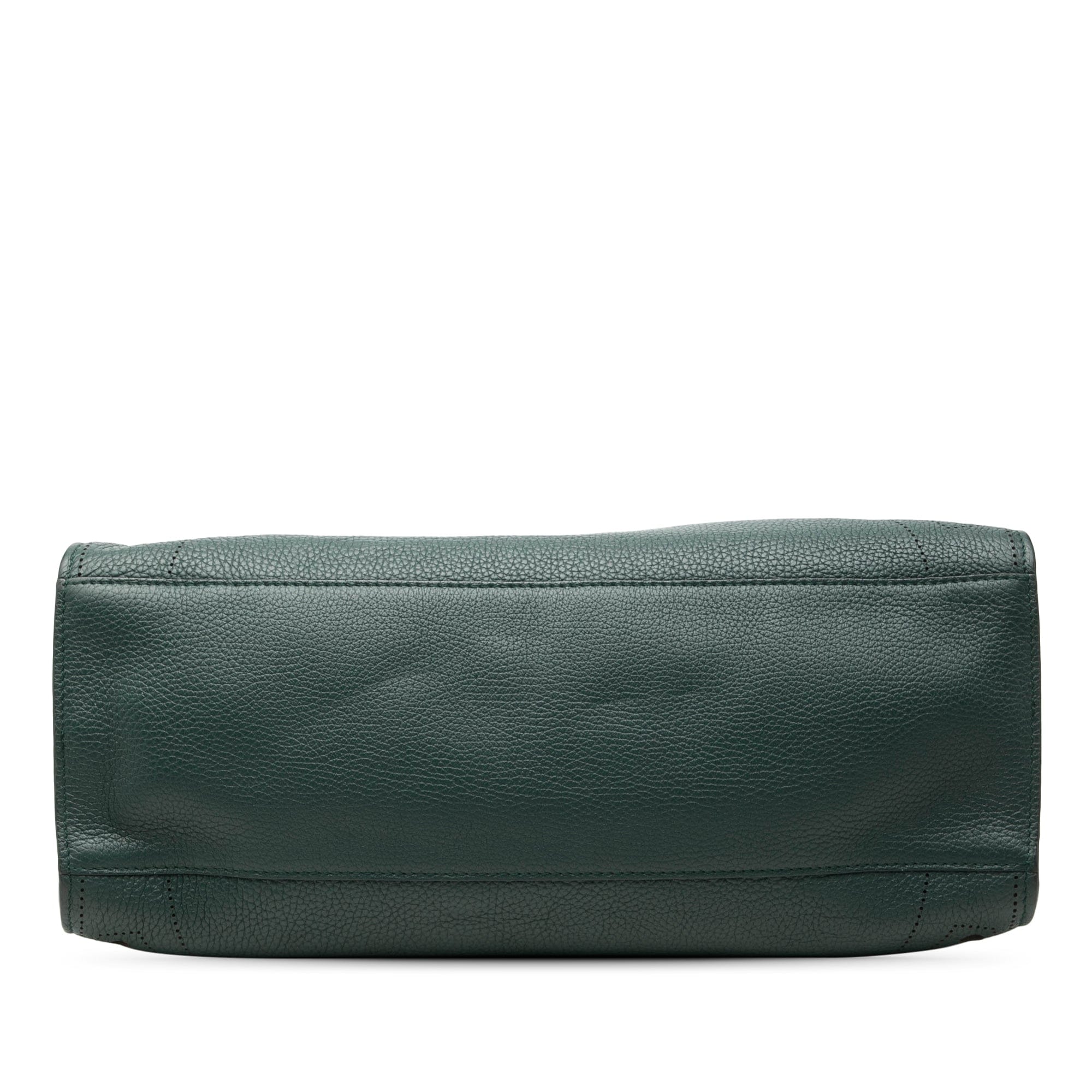 Balenciaga Calfskin Motocross Blackout City Satchel