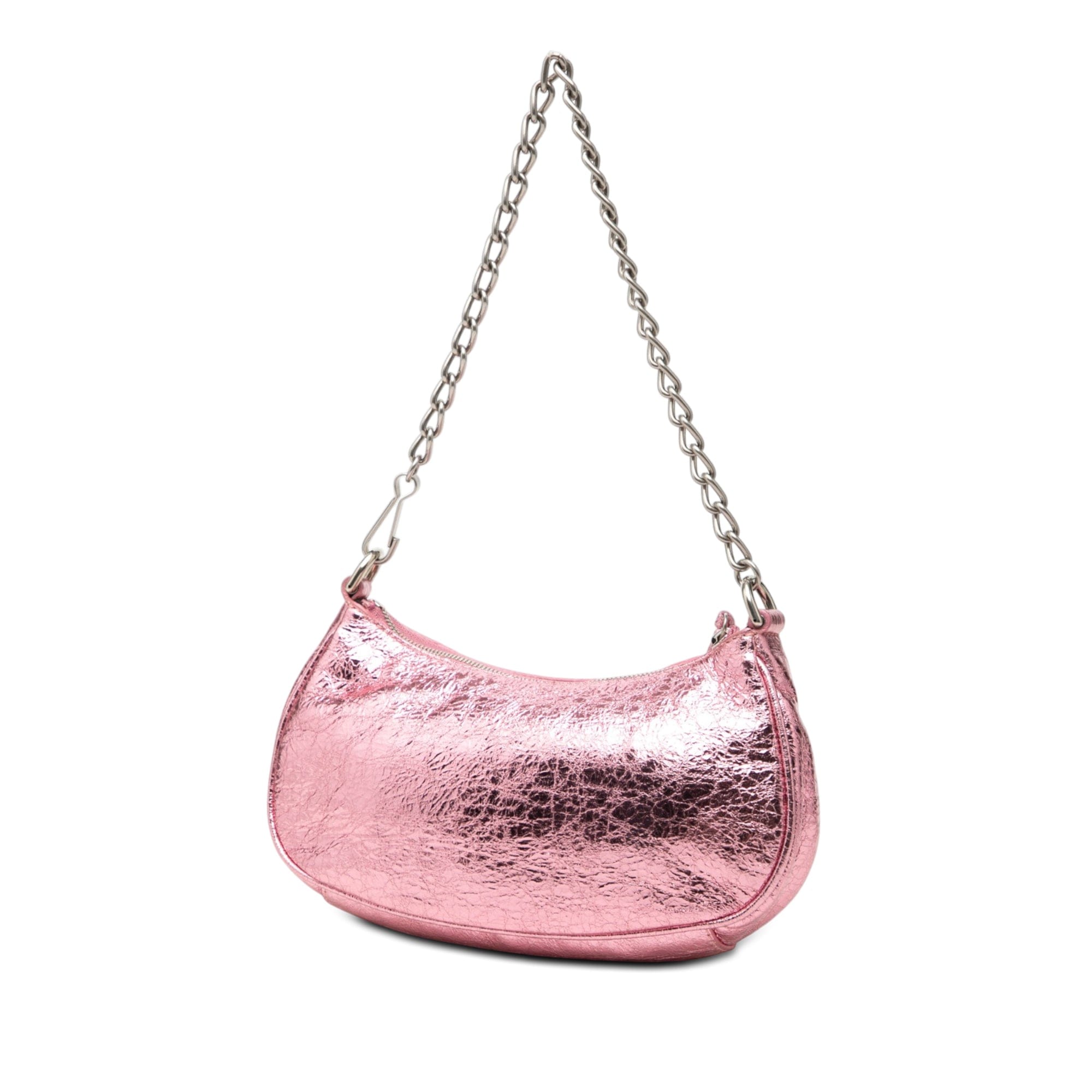 Balenciaga Mini Metallic Lambskin Motocross Le Cagole
