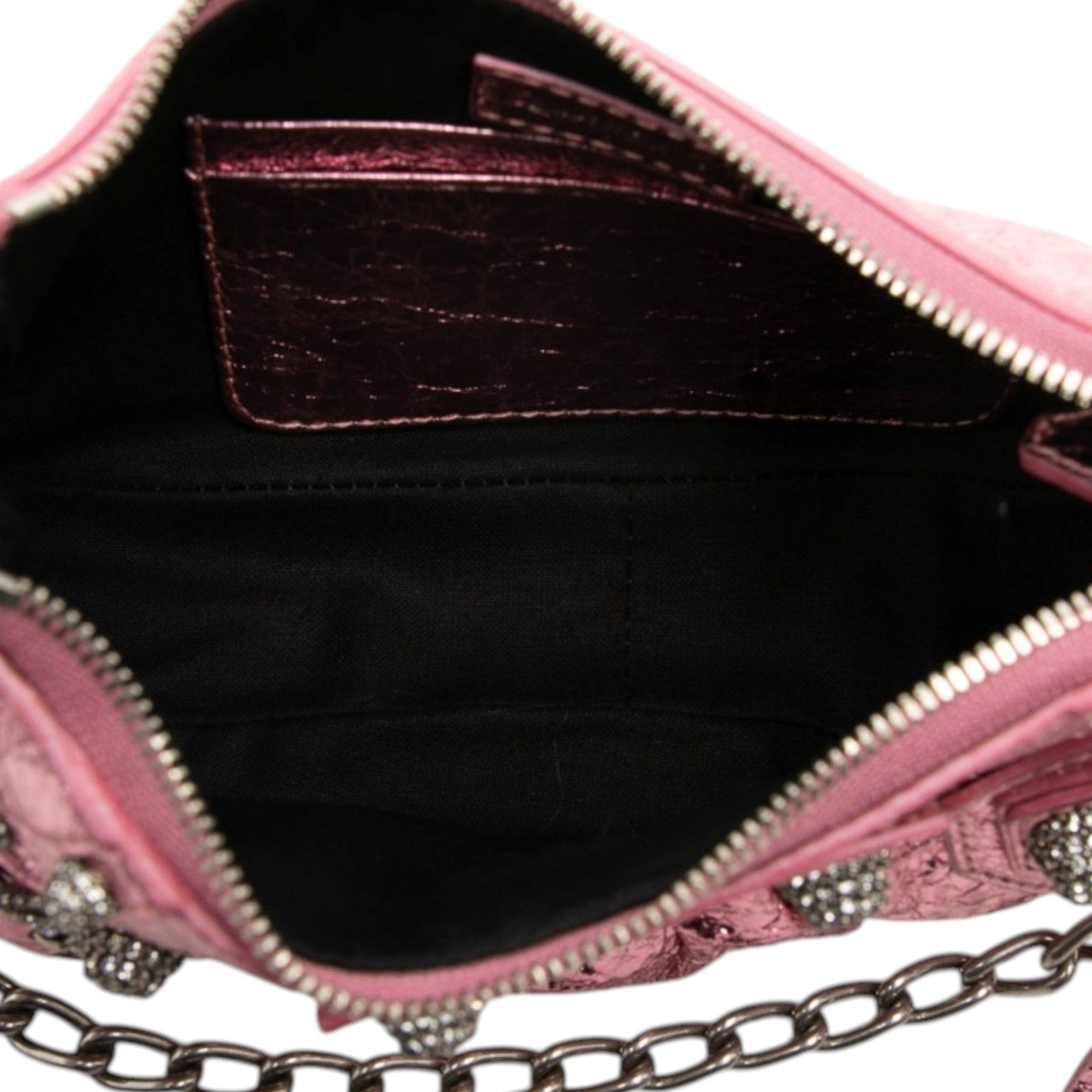 Balenciaga Mini Metallic Lambskin Motocross Le Cagole