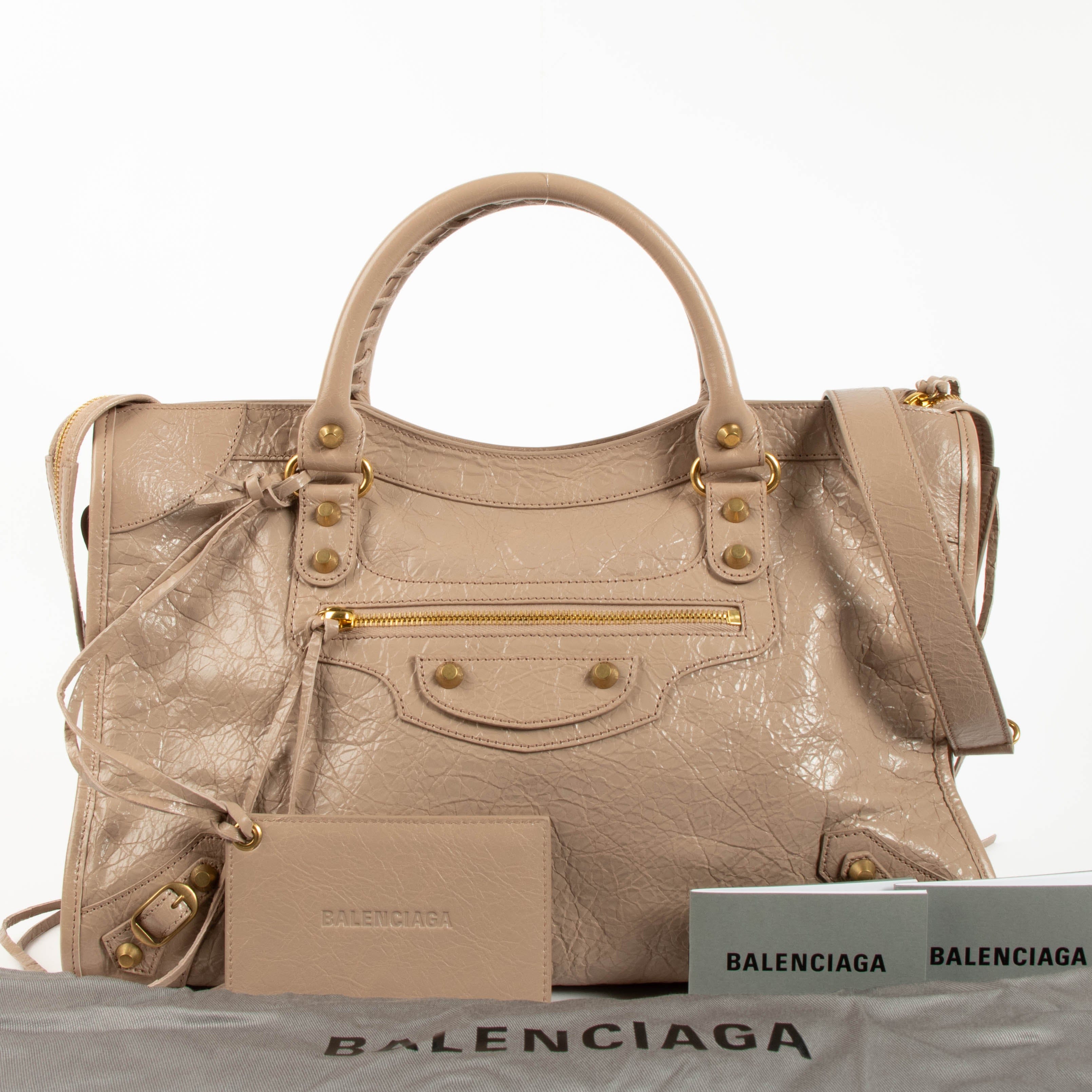 Balenciaga Blush Arena Medium Le City Bag