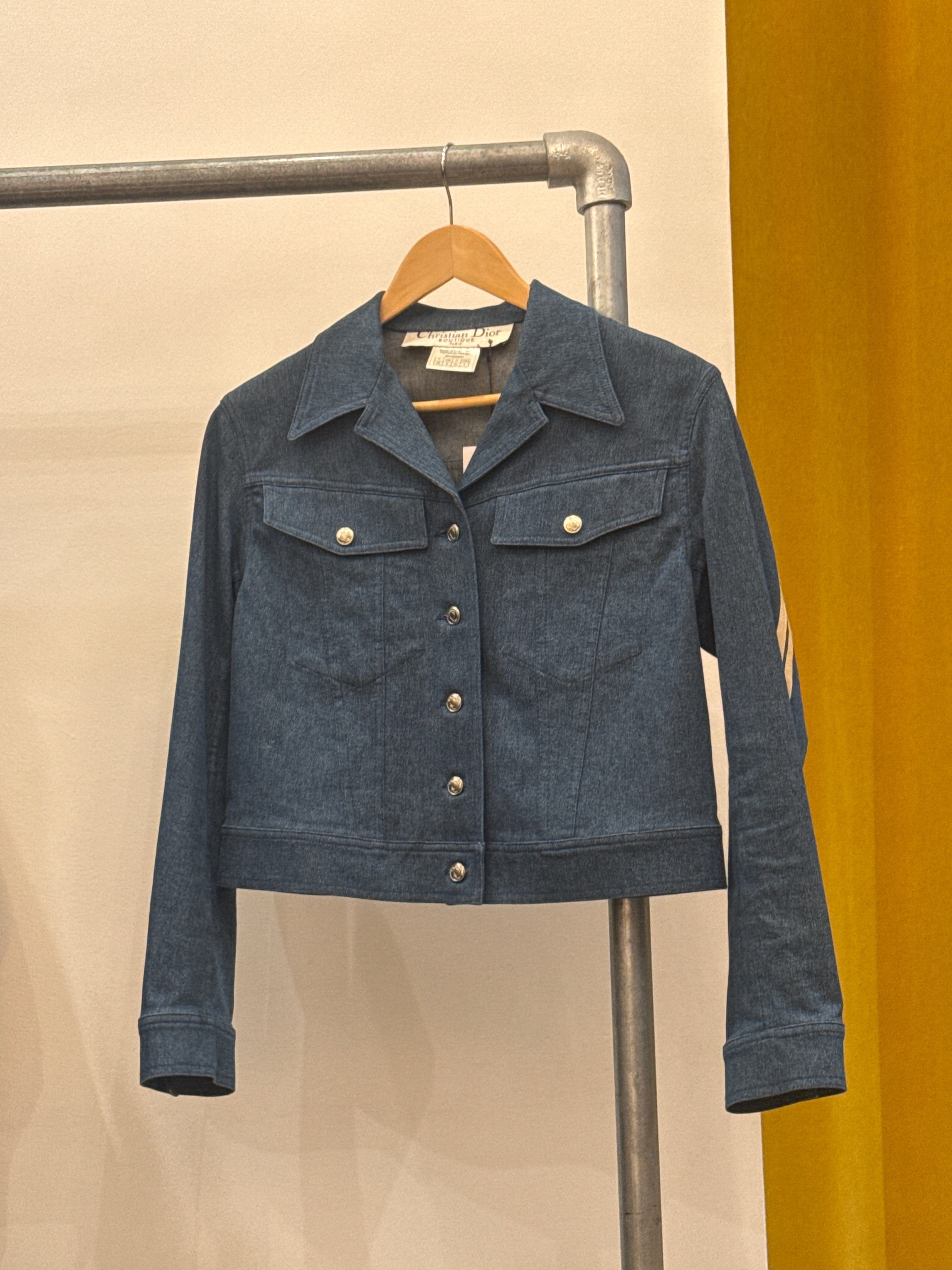 DIOR DENIM CROPPED JACKET AGC3163