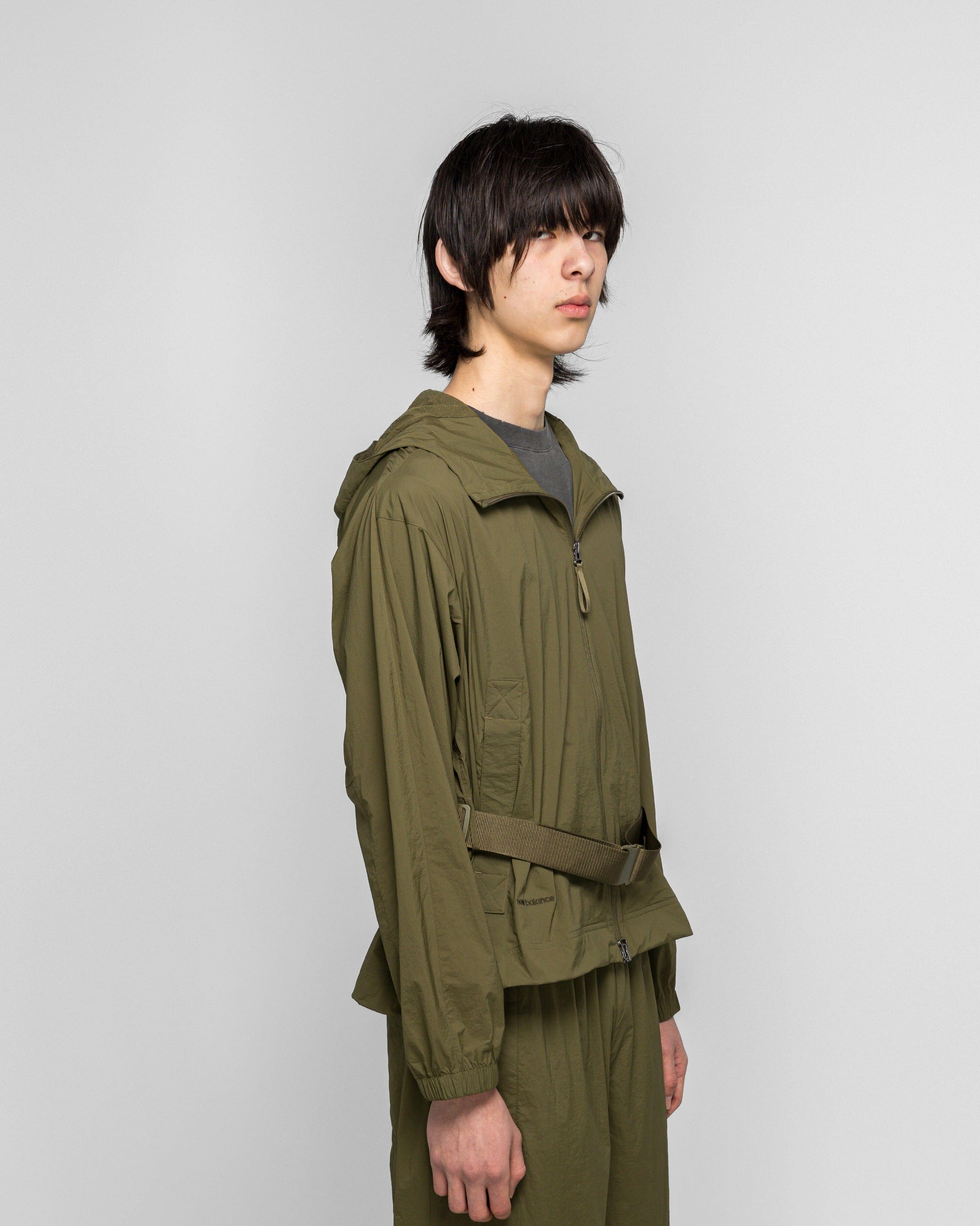 New Balance NB GREY Light Weight Hoodie Jacket - Wakame