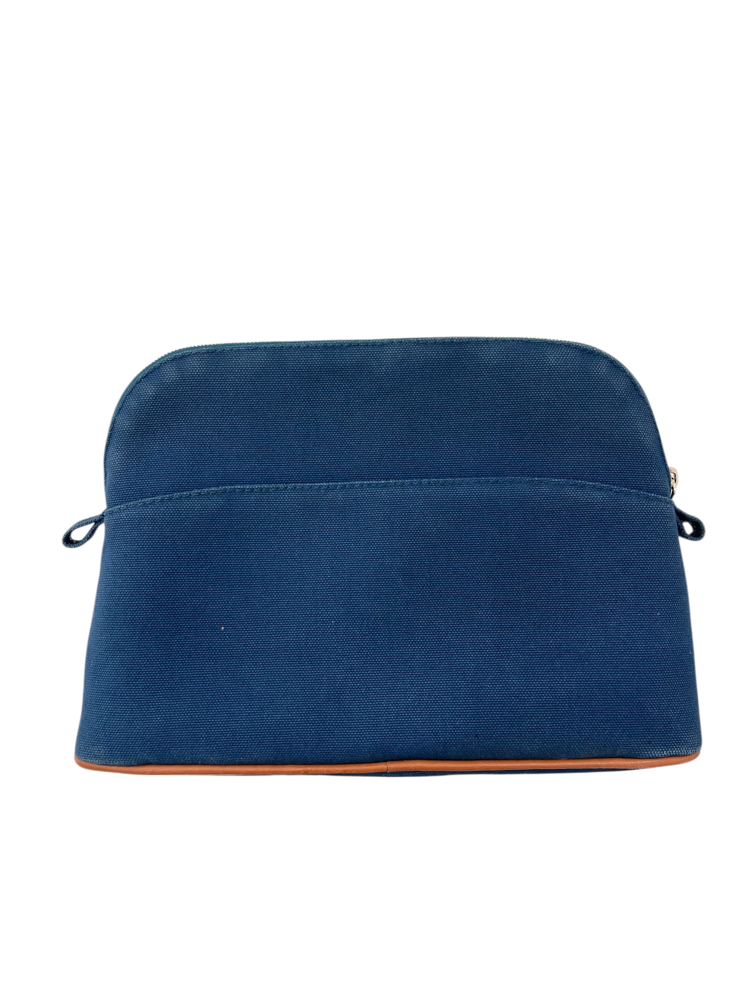 Hermes Blue Bolide pouch SKCH4084