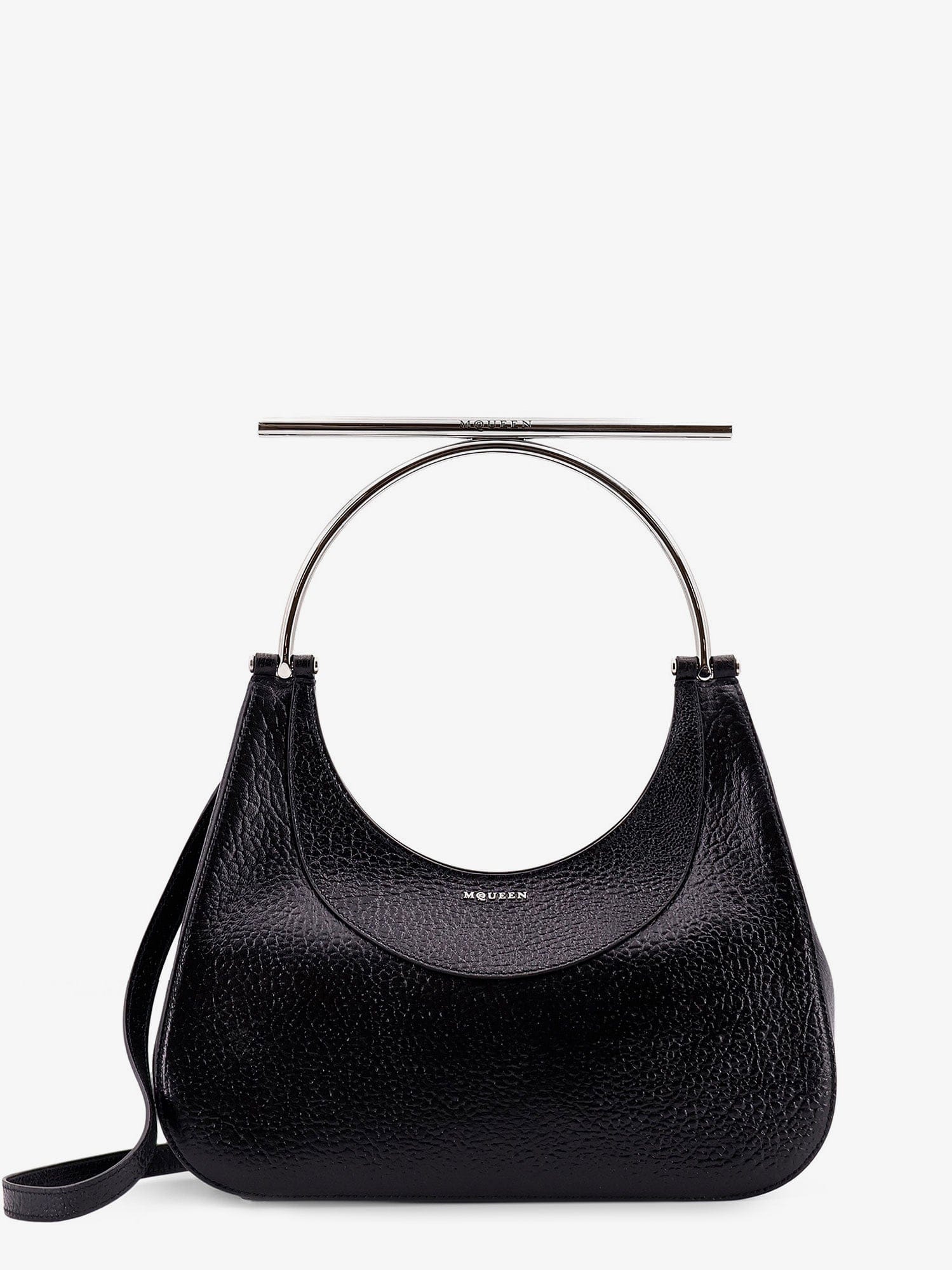 Alexander McQueen Leather handbag with frontal logo