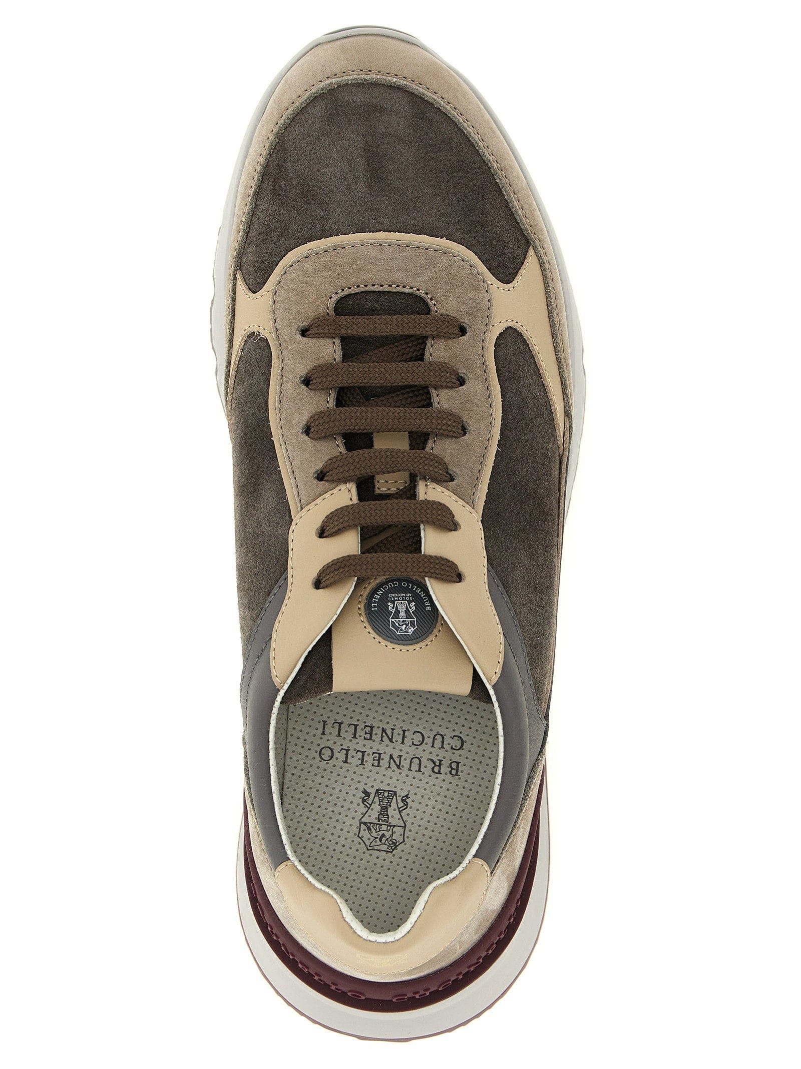 Brunello Cucinelli Runners Sneaker — Gray