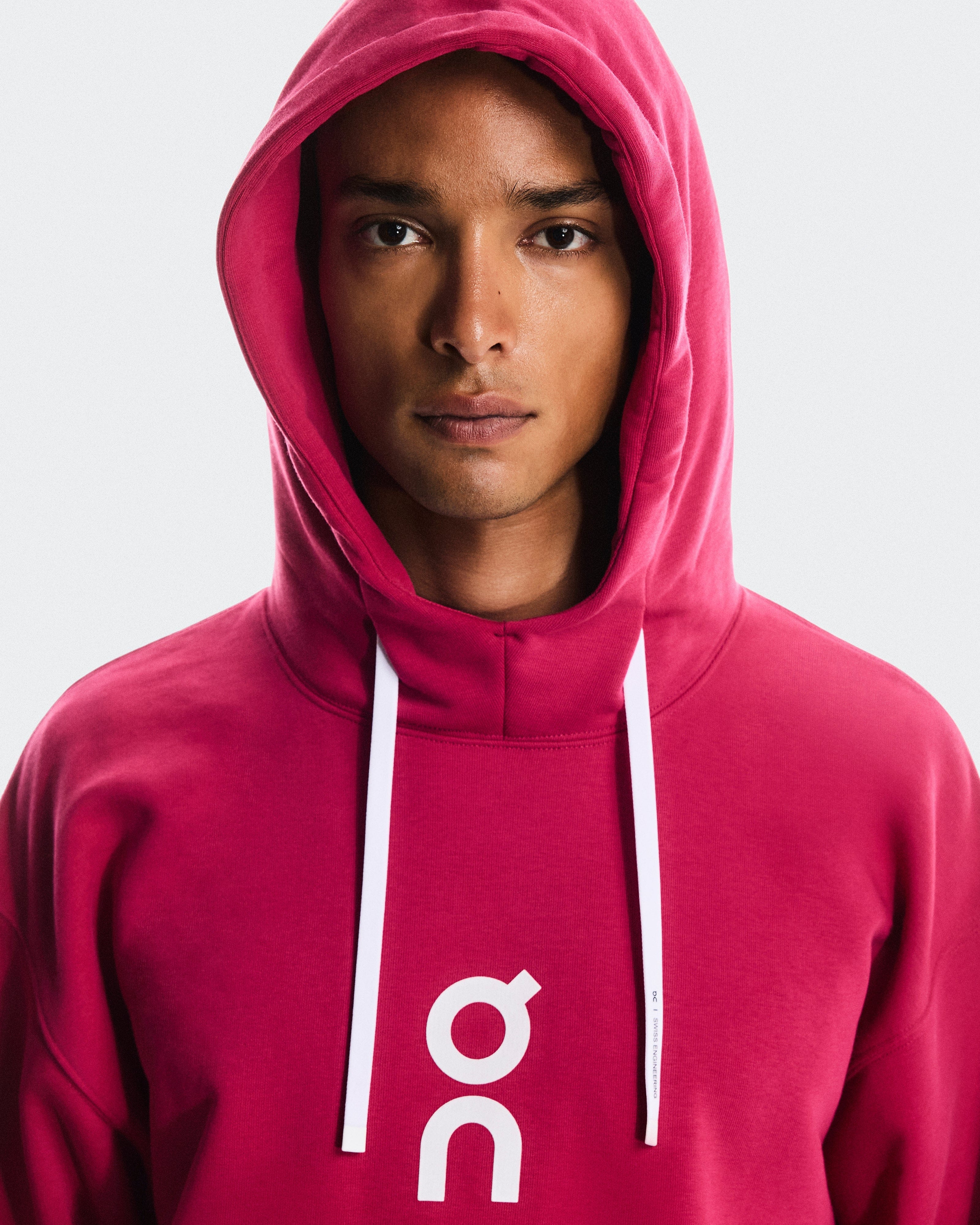 On Running On Club Hoodie Grenadine