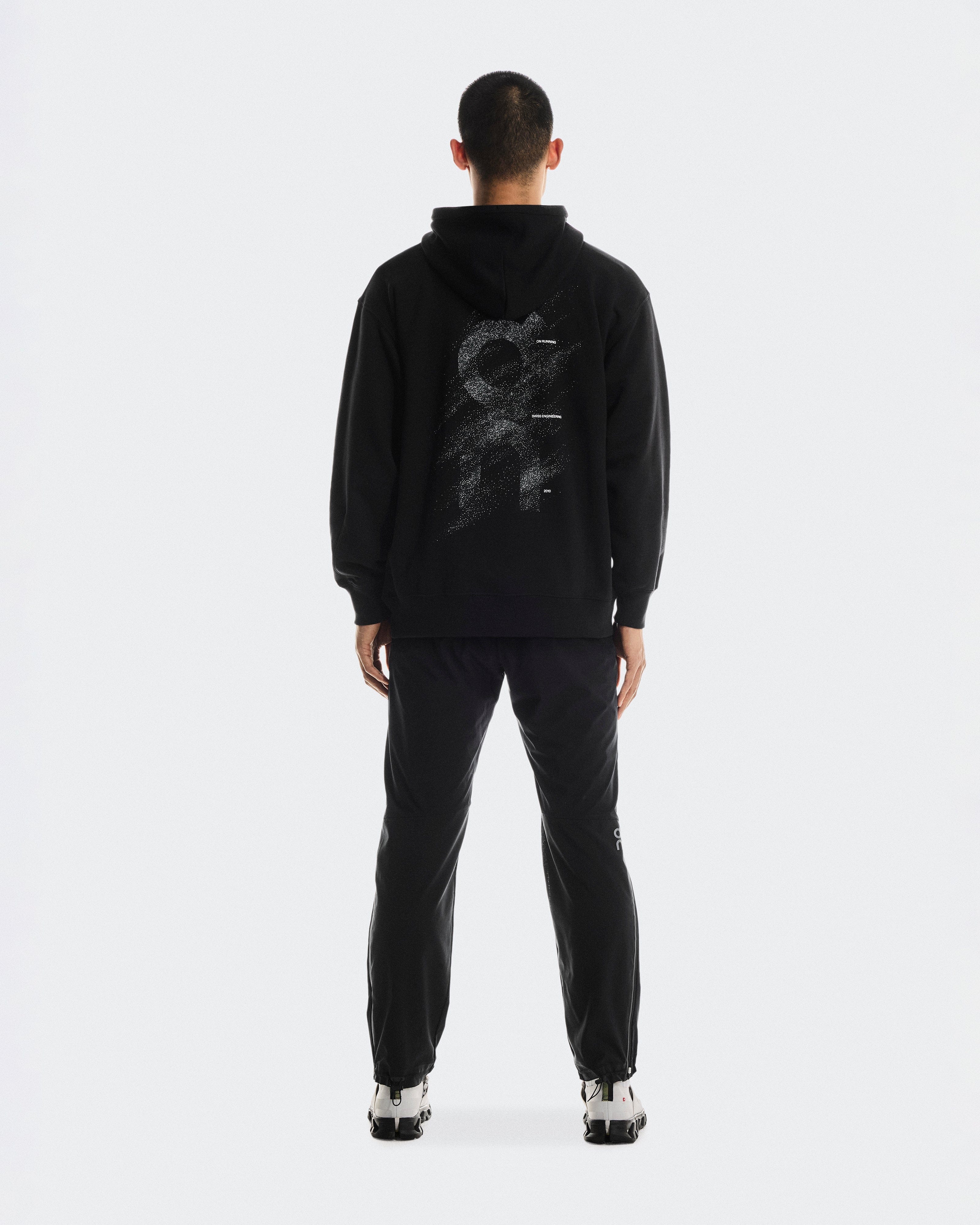 On Running On Club Hoodie Graphic Black | Olive