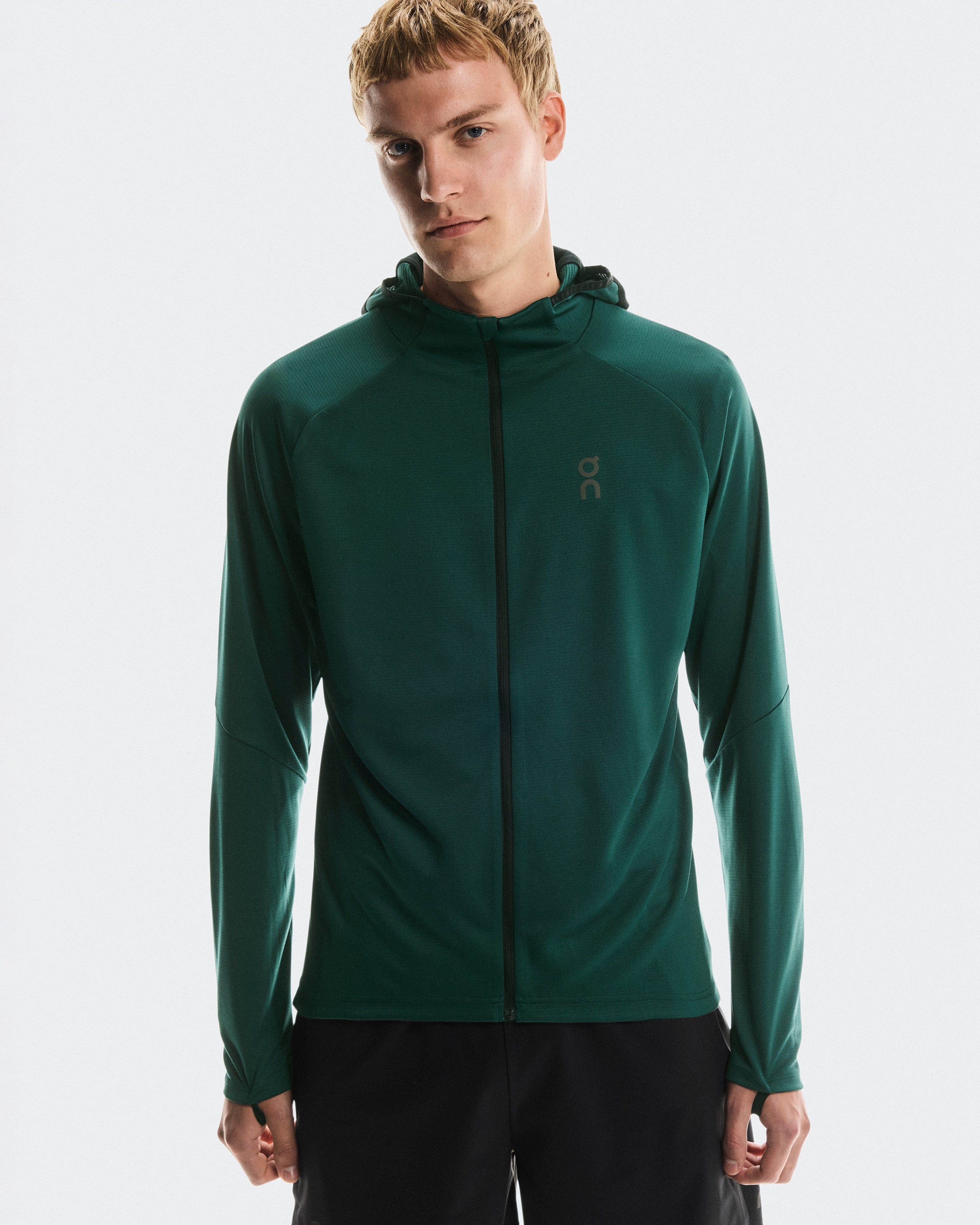 On Running On Climate Zip Hoodie Spirulina