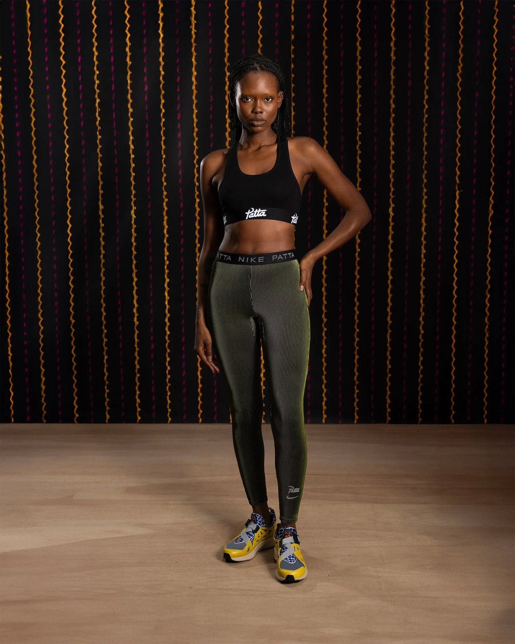 Nike x Patta Running Team Leggings (Saffron Quartz/Sanddrift)