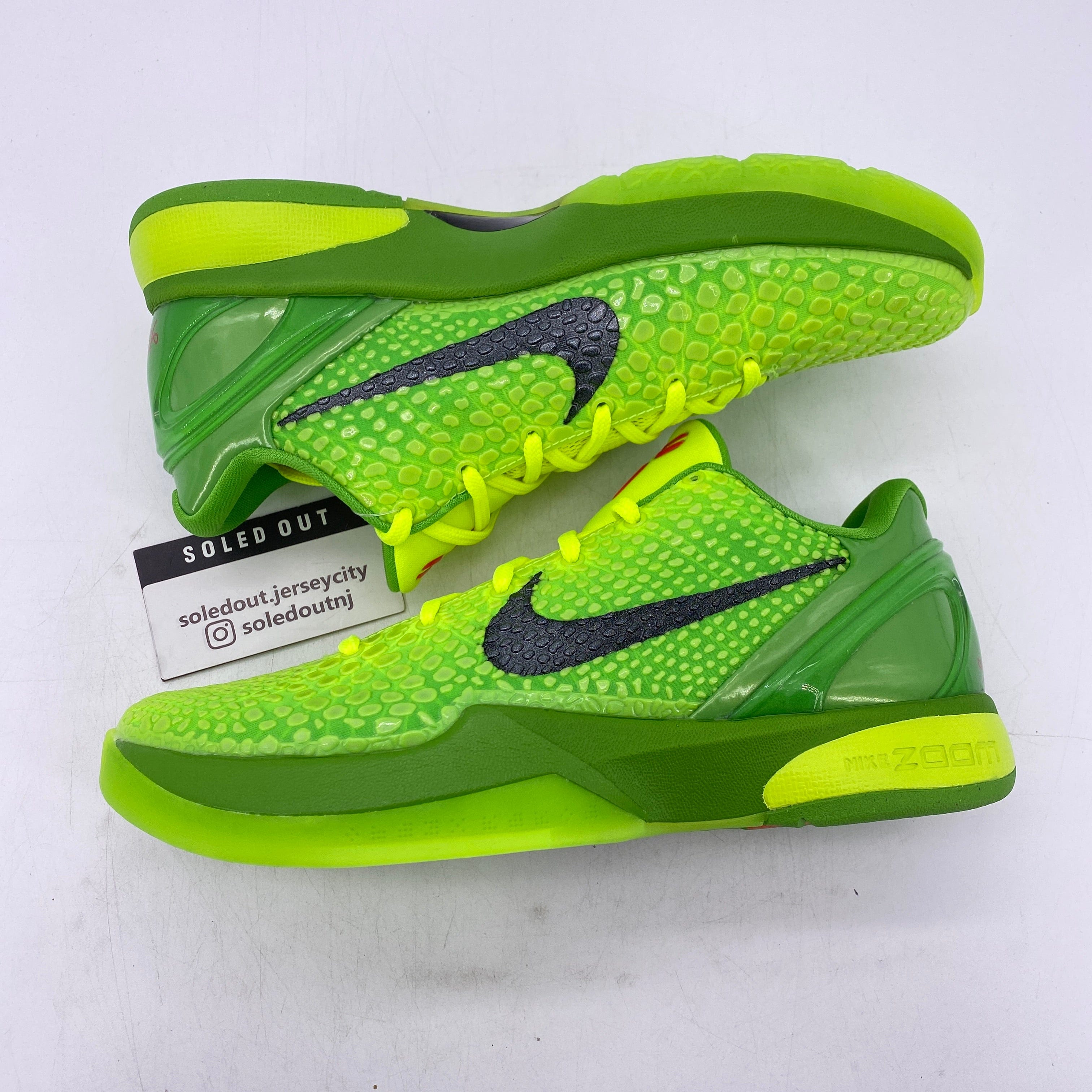 Nike Kobe 6 Protro Grinch 2020 New Size 8.5