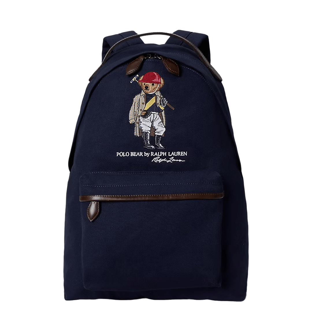 POLO RALPH Lauren POLO BEAR CANVAS BAGPACK NEWPORT NAVY