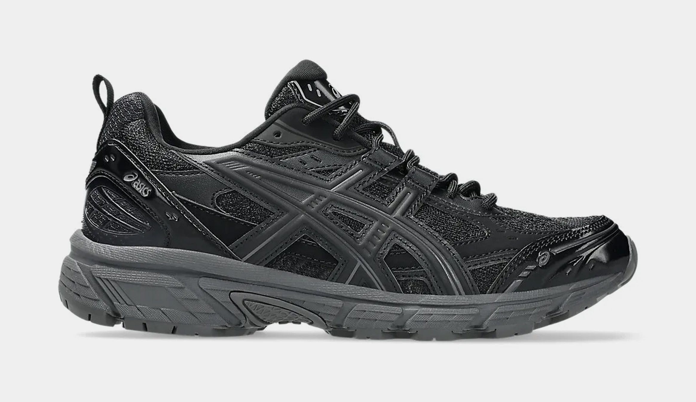 ASICS Gel Nunobiki Mens Running Shoes (Black/Obsidian Grey)