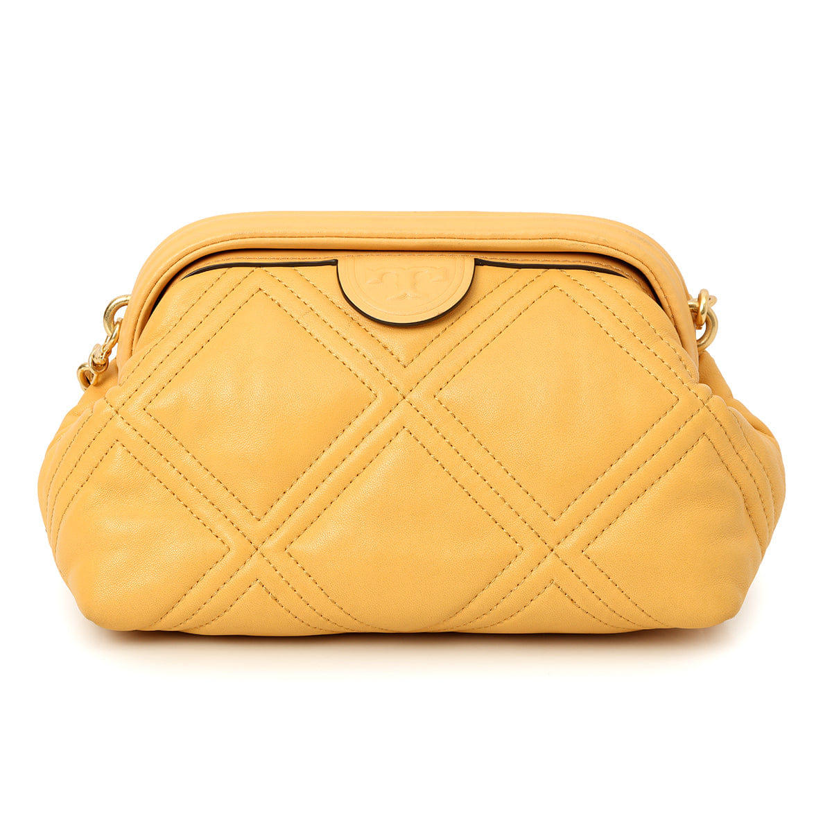 Tory Burch Fleming Soft Small Glazed Frame Crossbody