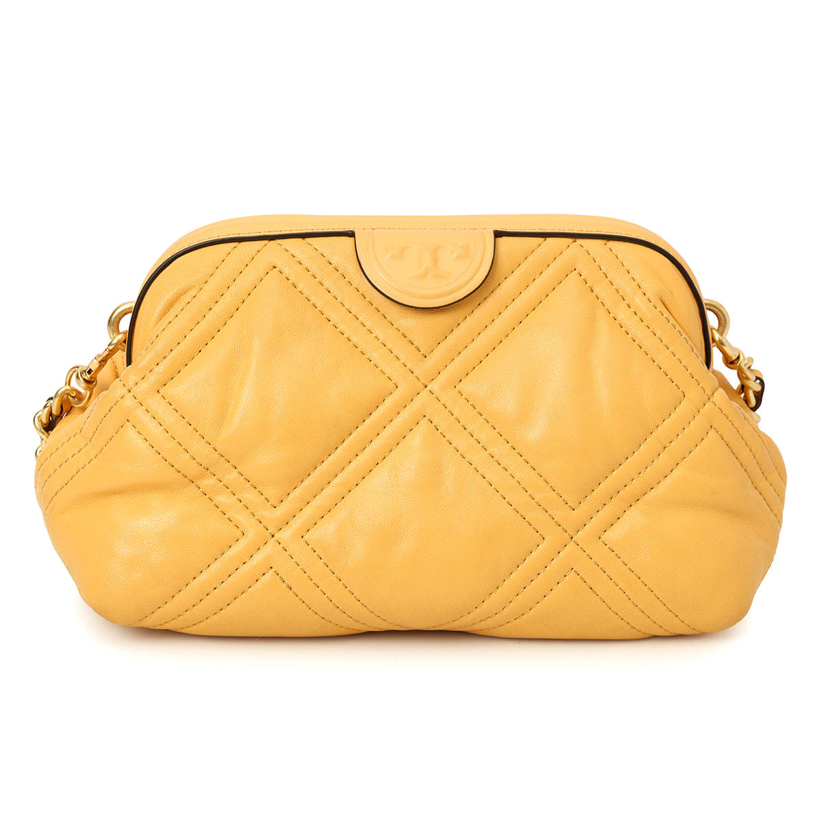 Tory Burch Fleming Soft Small Glazed Frame Crossbody