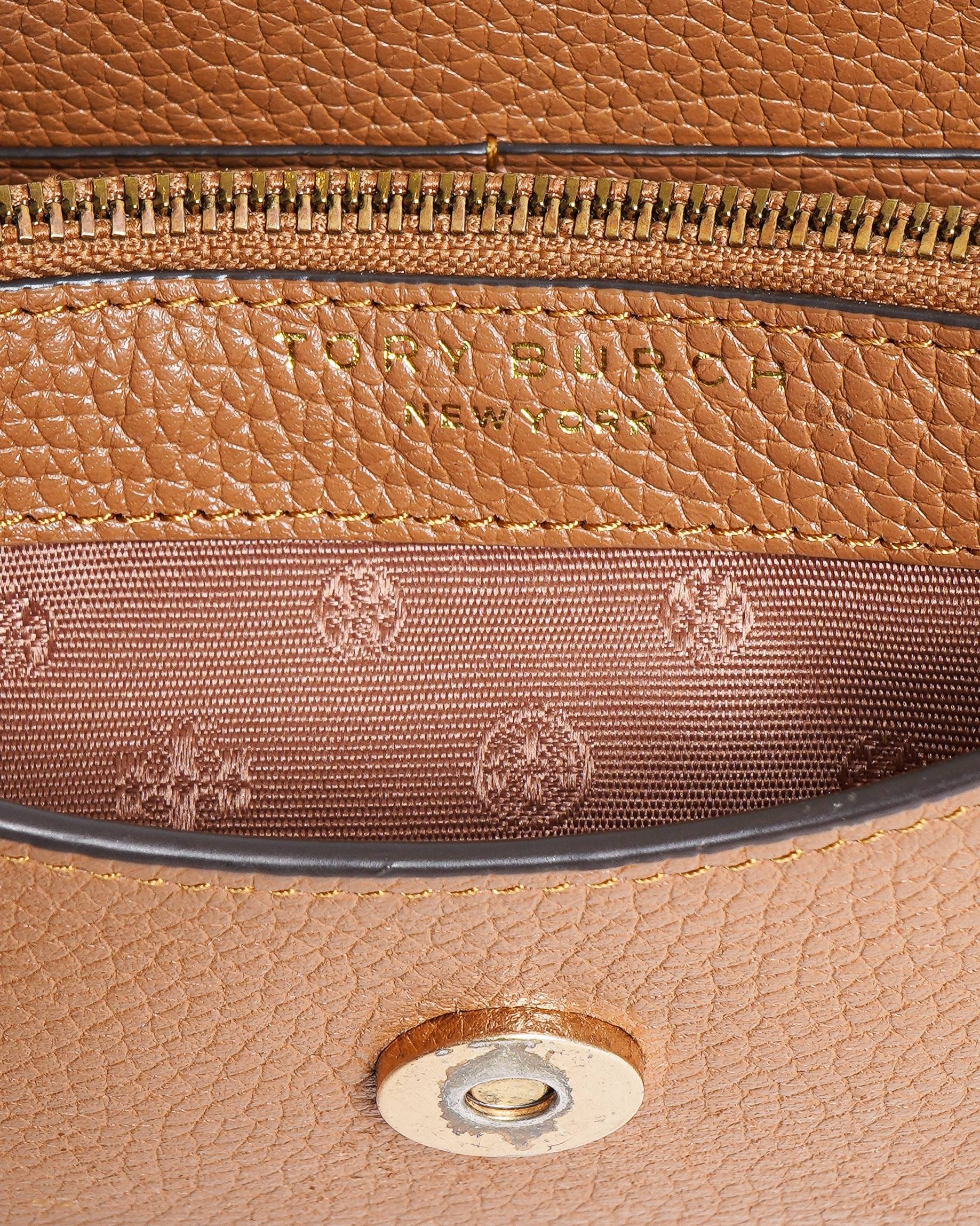 Tory Burch Leather Britten Mini Crossbody Bag