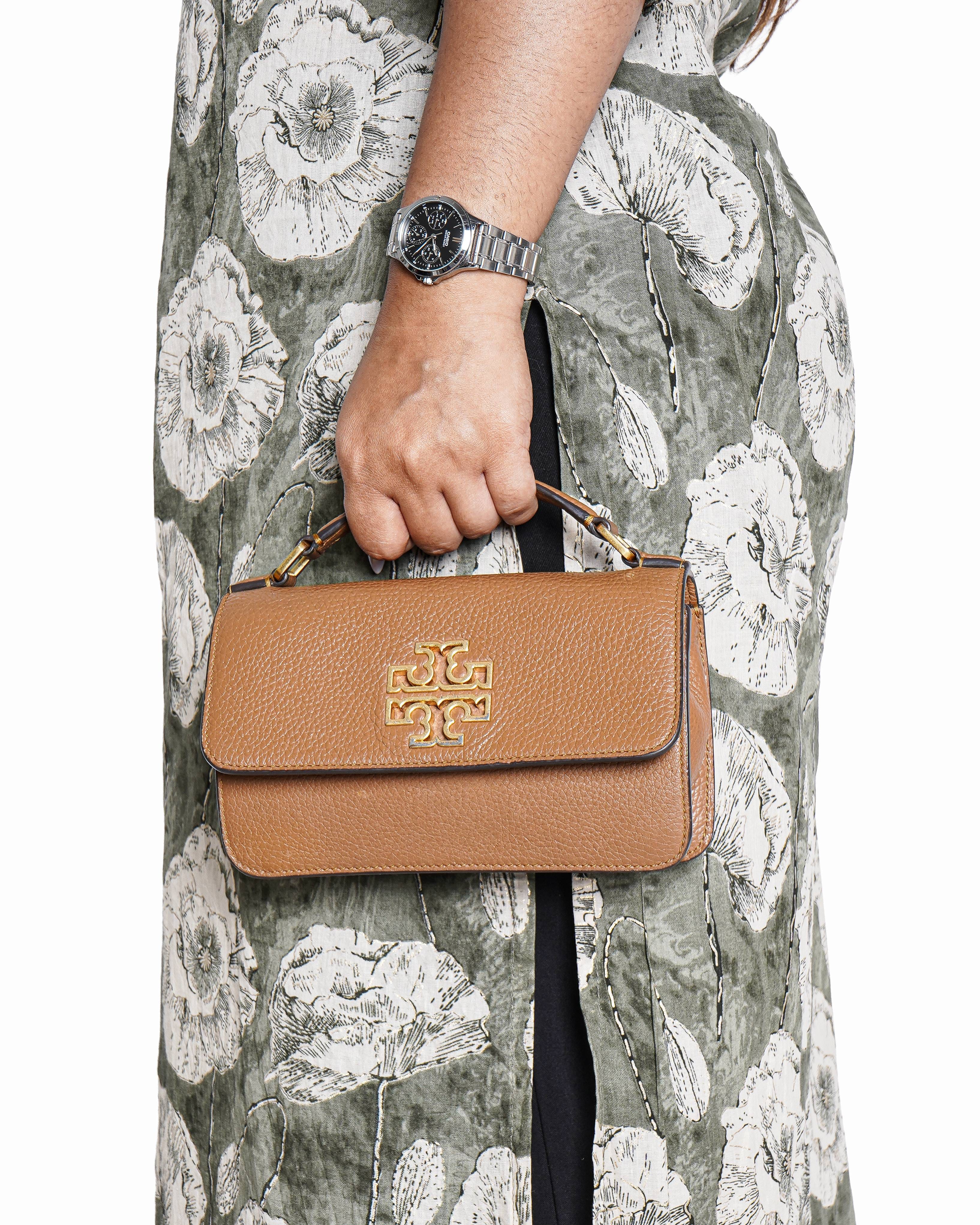 Tory Burch Leather Britten Mini Crossbody Bag