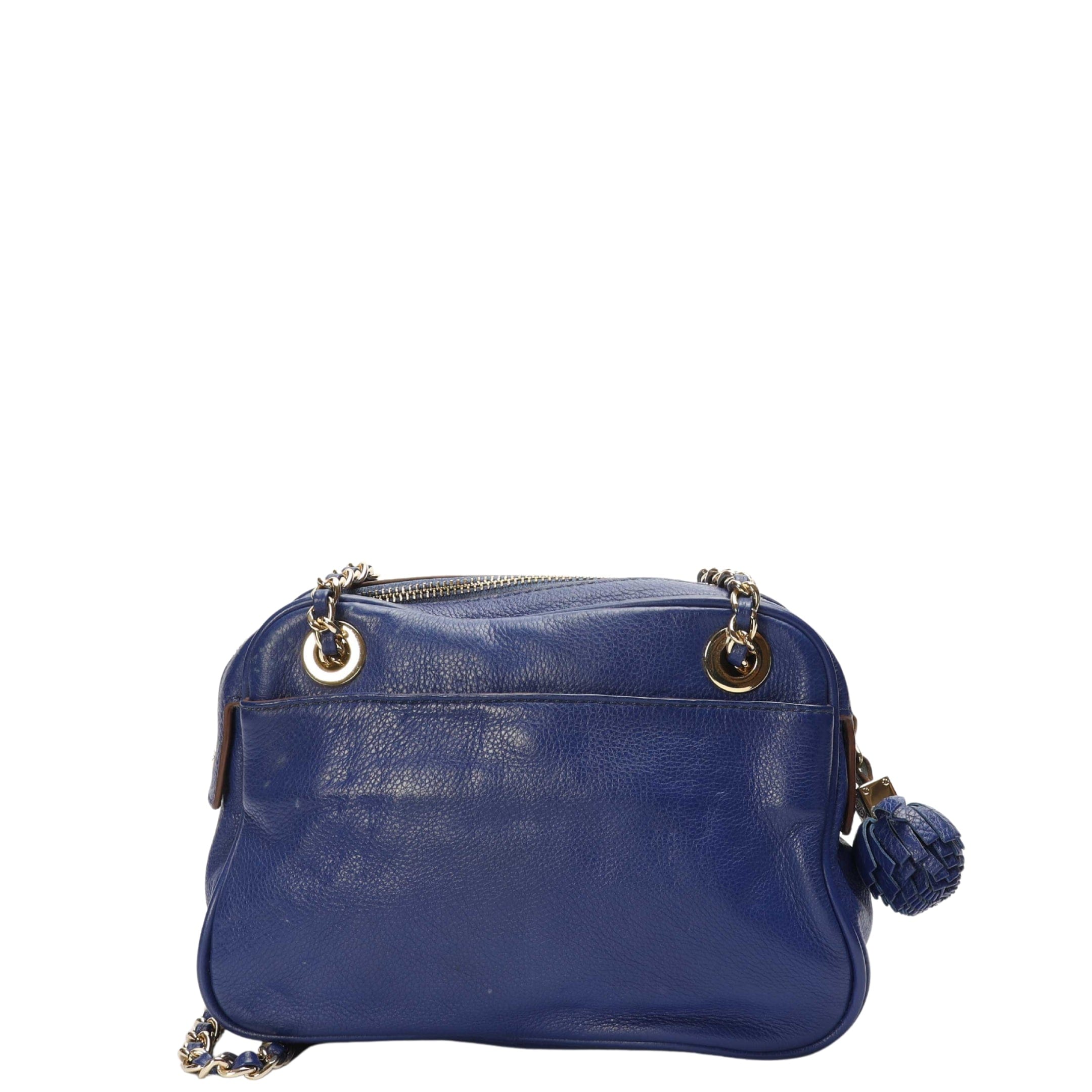 Tory Burch Blue Thea Chain Crossbody Bag