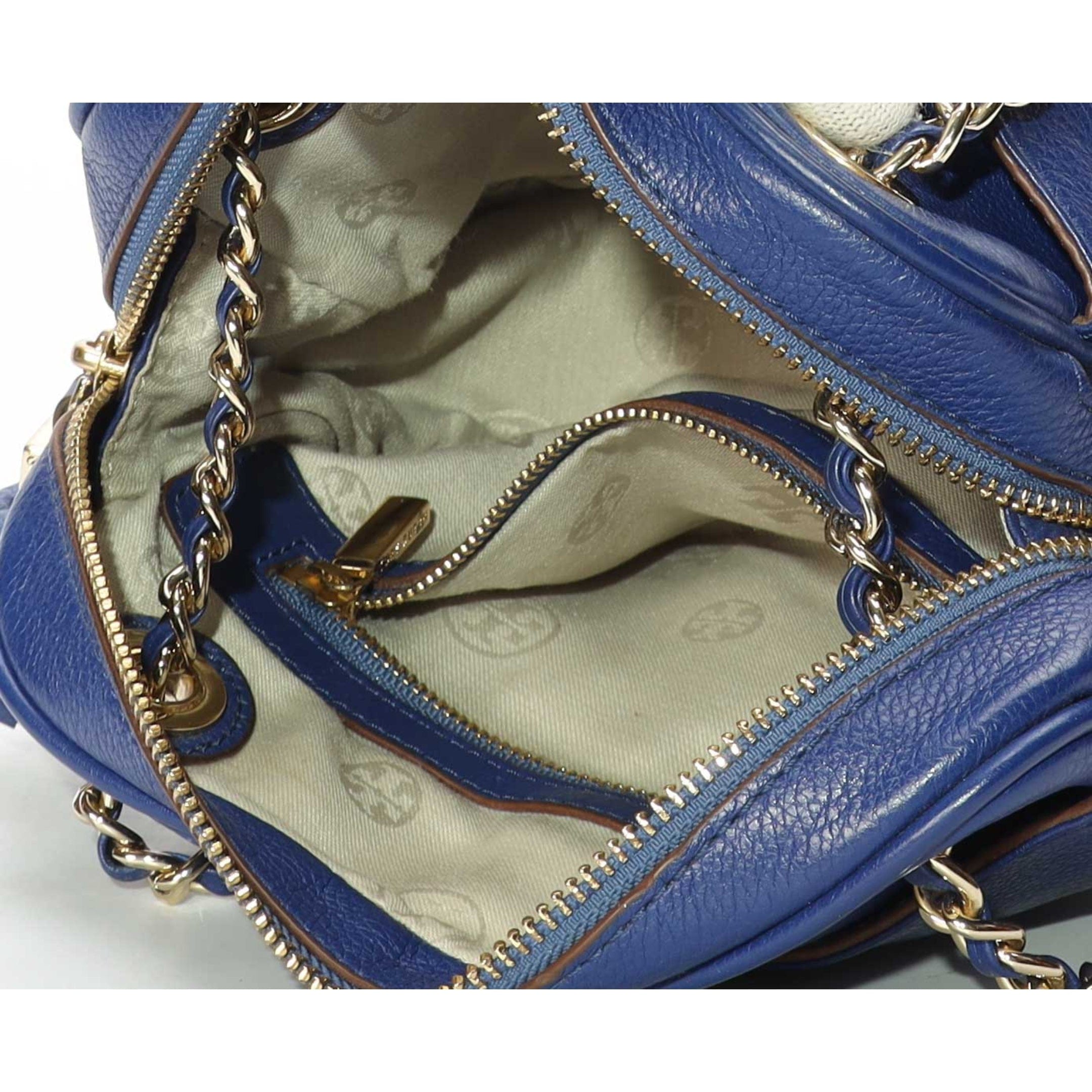 Tory Burch Blue Thea Chain Crossbody Bag
