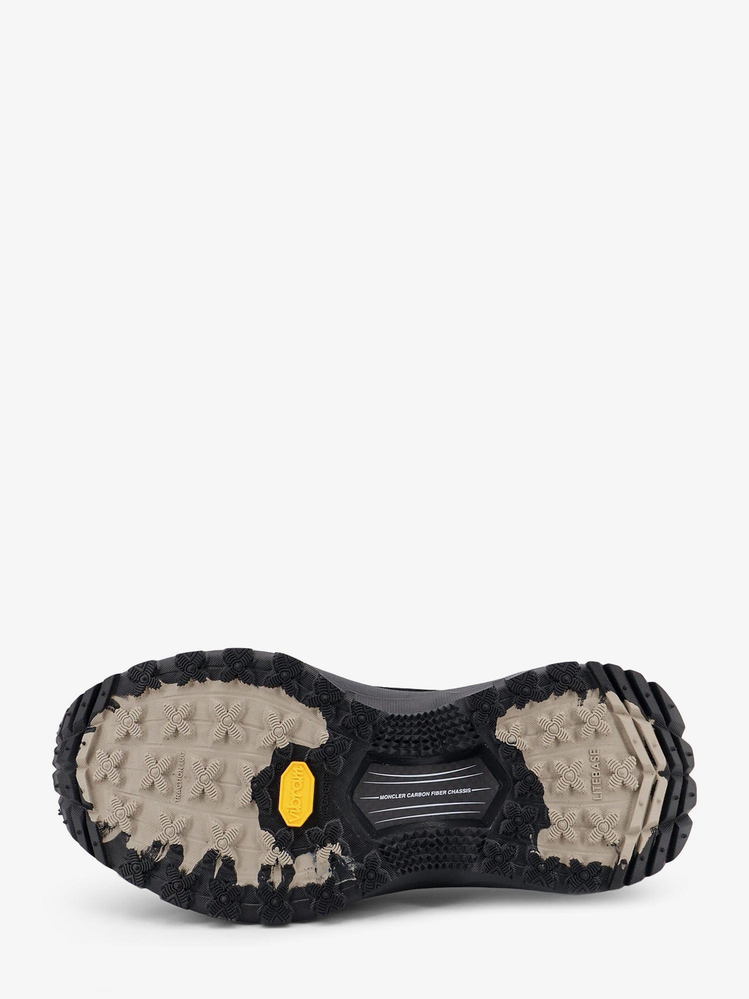 Moncler Trailgrip Lite3 nubuck and suede sneakers with side lettering logo