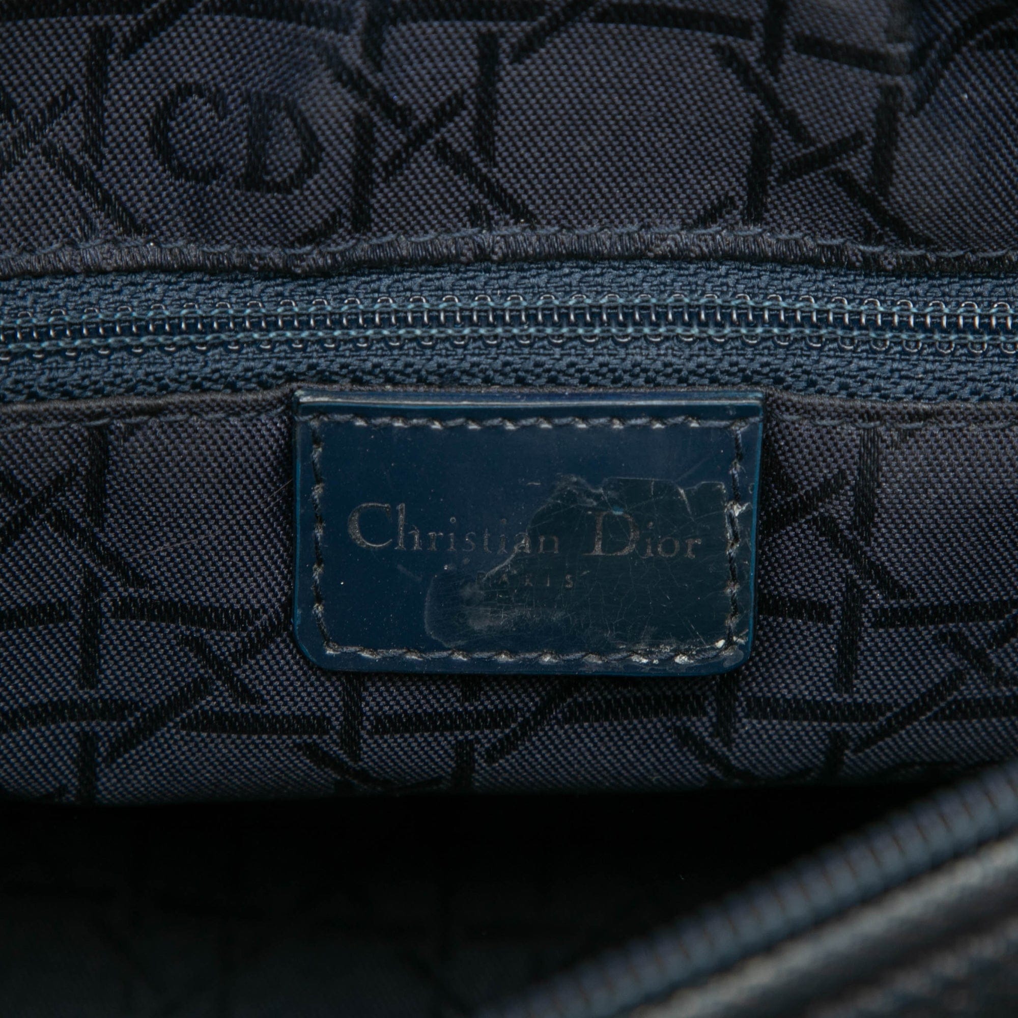 Dior Medium Denim Cannage Lady Dior