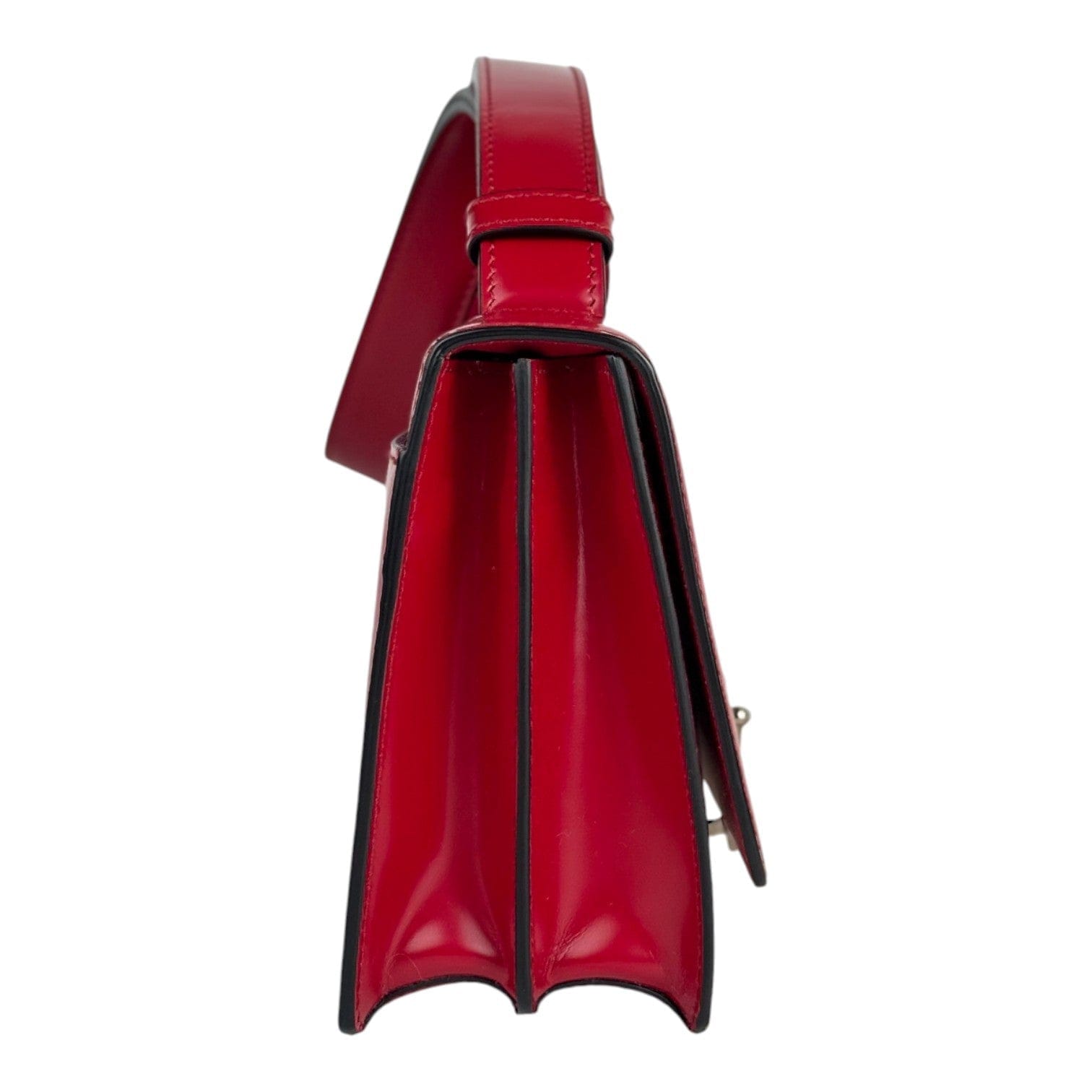 Prada Red Pattina Shoulder Bag