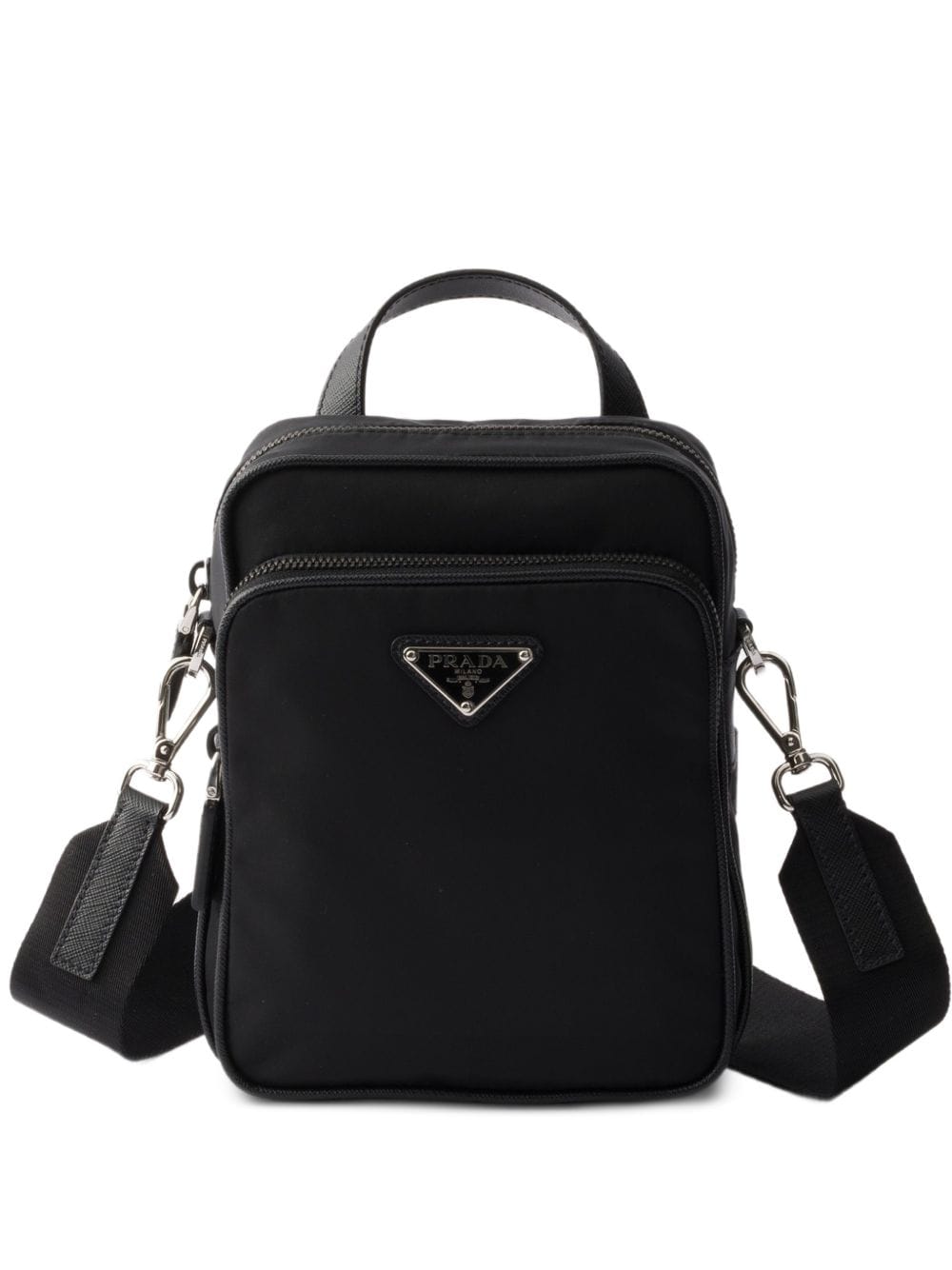 Prada Men Re - Nylon And Saffiano Shoulder Bag