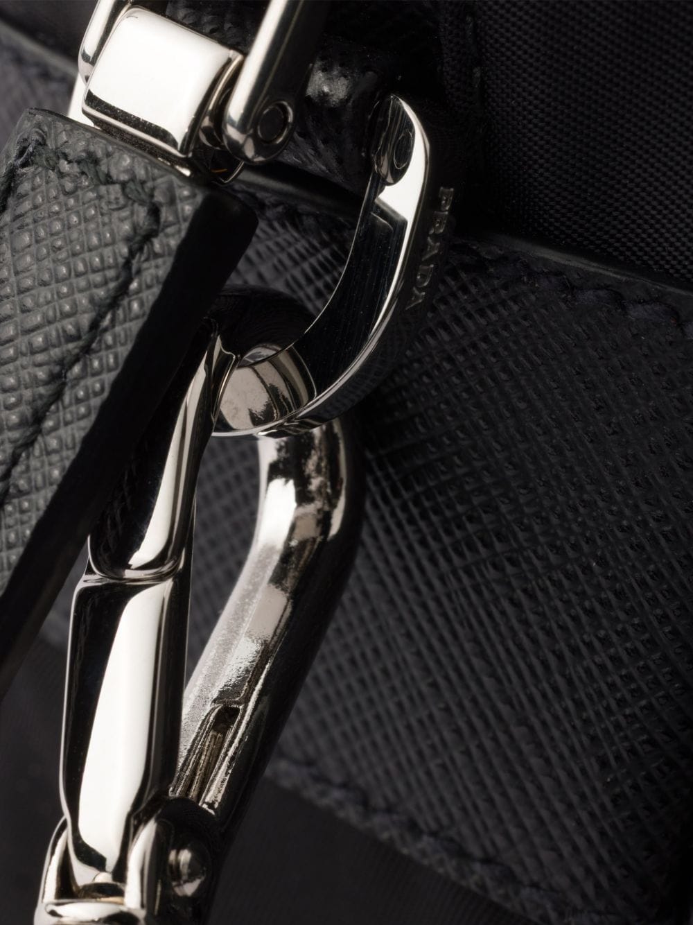 Prada Men Re - Nylon And Saffiano Shoulder Bag