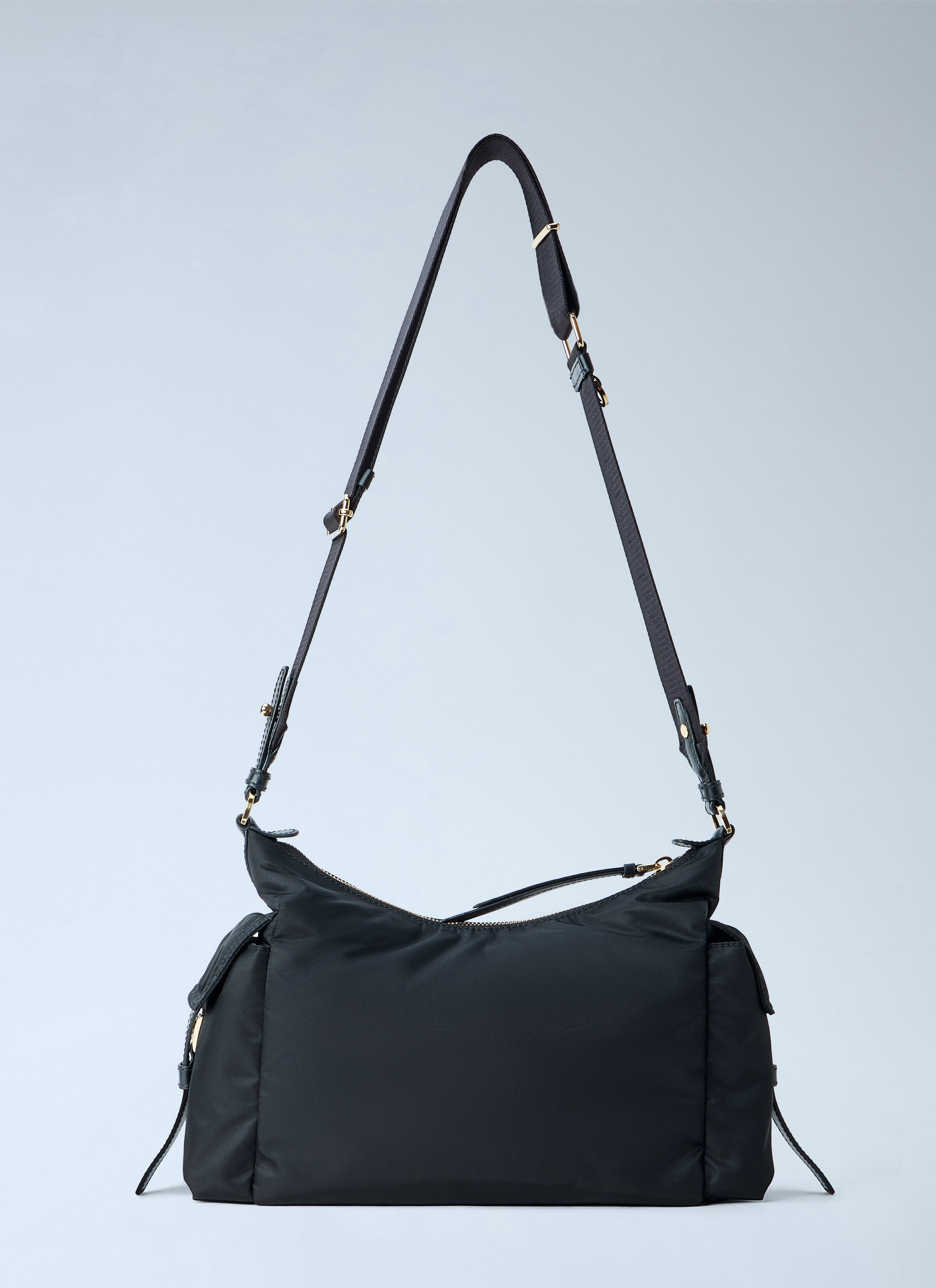 Prada Women Explore Large Re - Nylon And Leather Shoulder Bag
