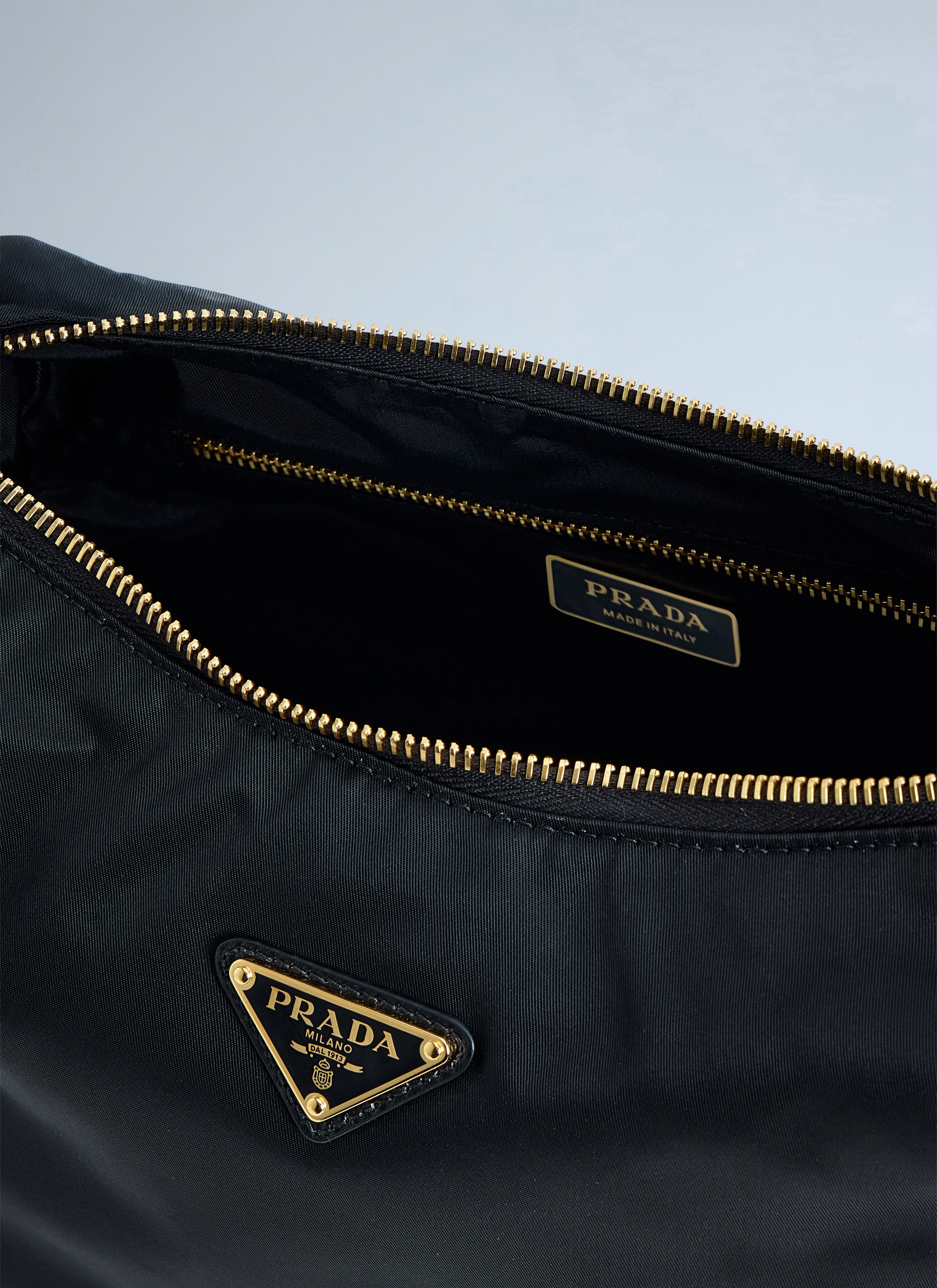Prada Women Explore Large Re - Nylon And Leather Shoulder Bag