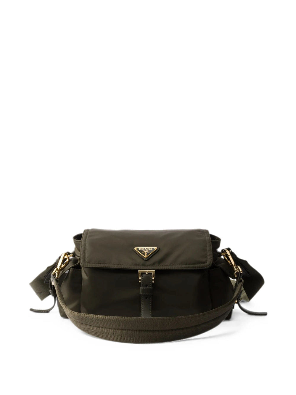 Prada Women Prada Explore Medium Re - Nylon Shoulder Bag With Flap