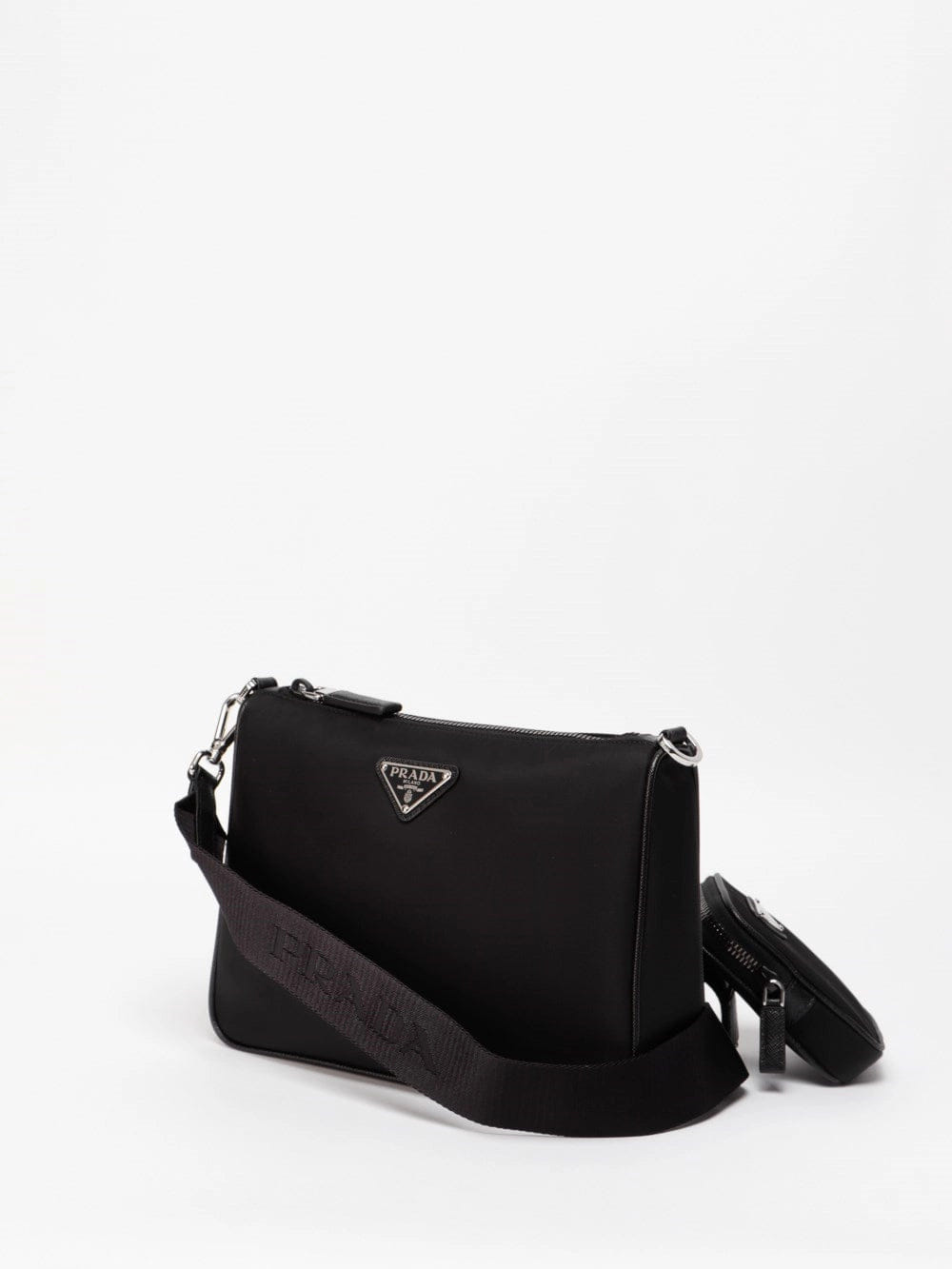 Prada Men Re - Nylon And Saffiano Leather Shoulder Bag