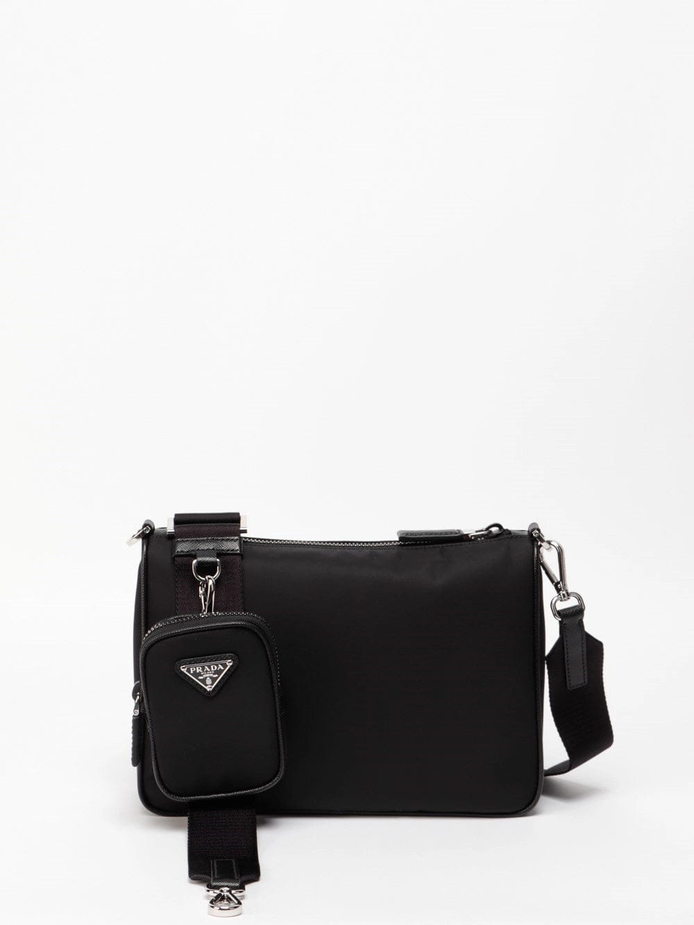 Prada Men Re - Nylon And Saffiano Leather Shoulder Bag