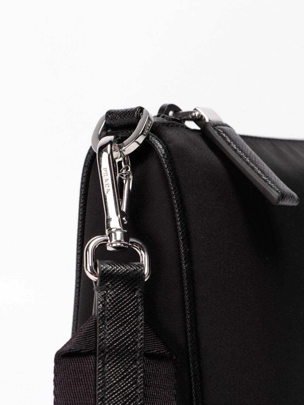 Prada Men Re - Nylon And Saffiano Leather Shoulder Bag