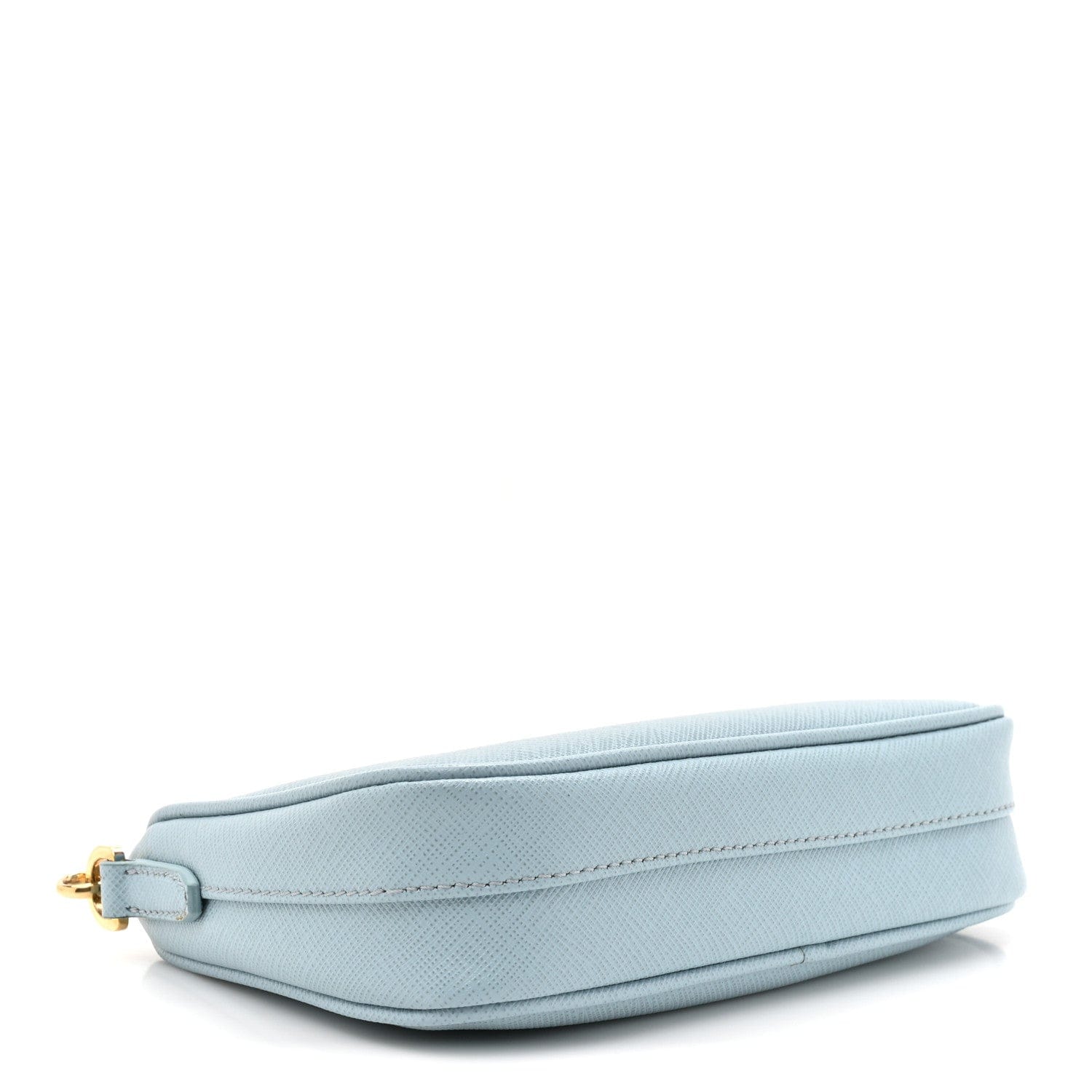 Prada Saffiano Lux Re - Edition 2005 Mini Shoulder Bag Celeste