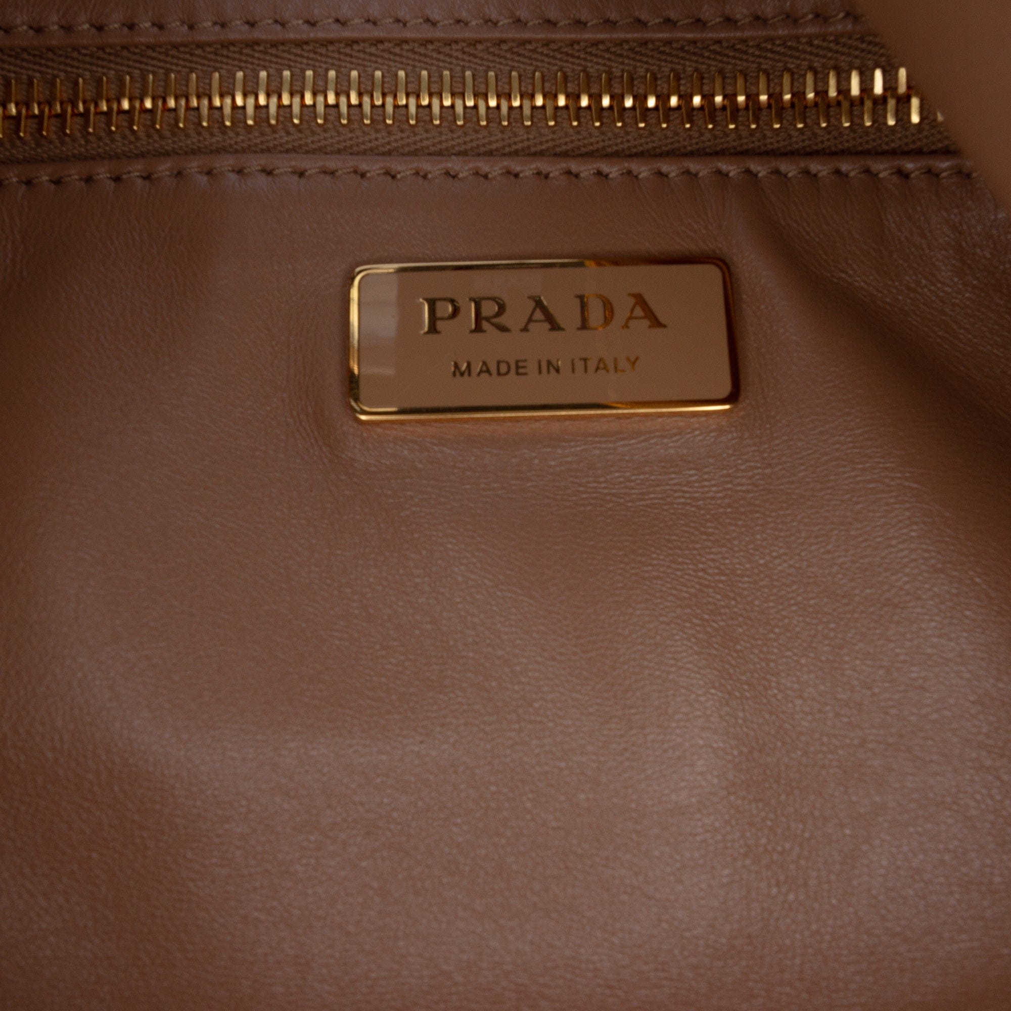 Prada Large Leather Aimee Shoulder Bag