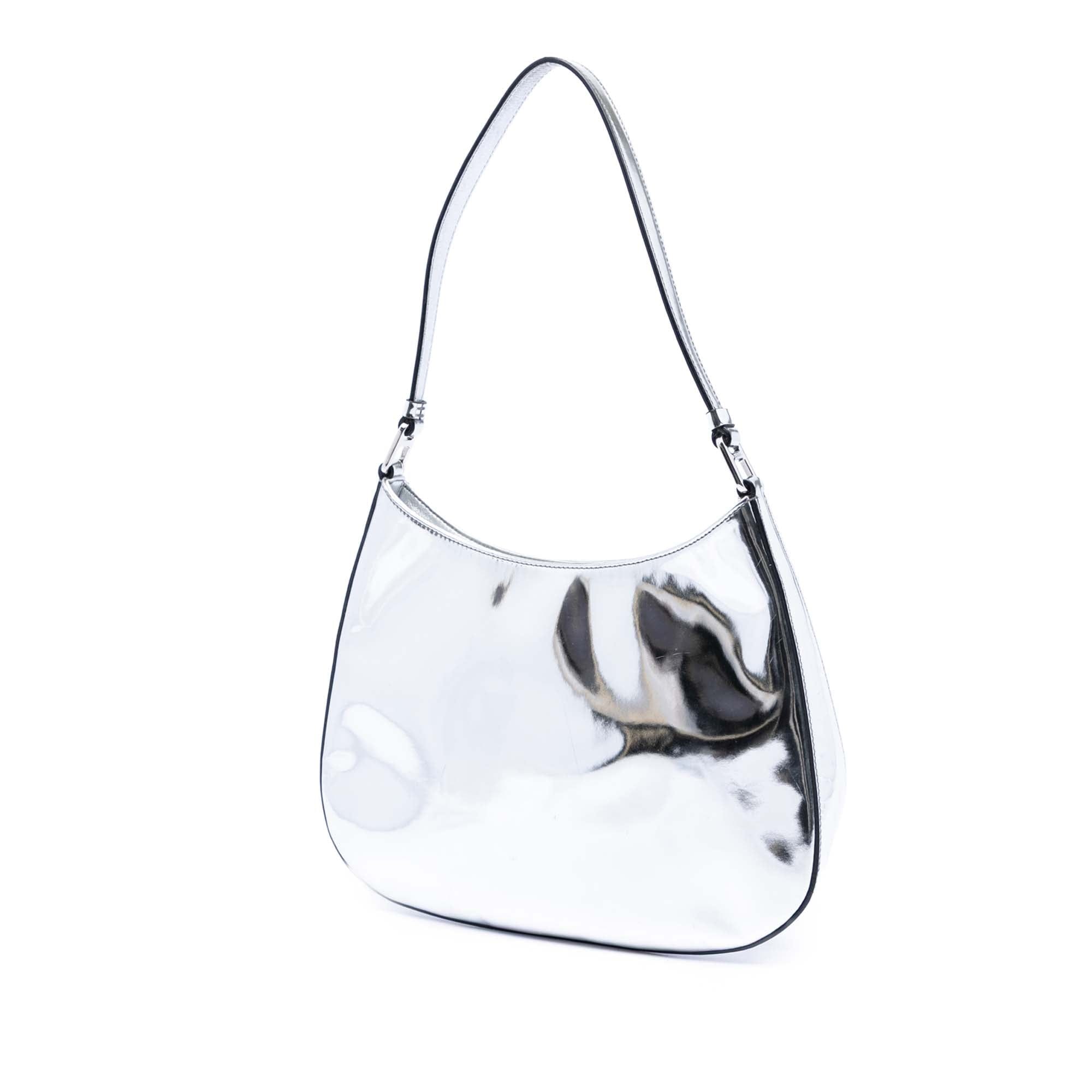 Prada Spazzolato Leather Cleo Shoulder Bag