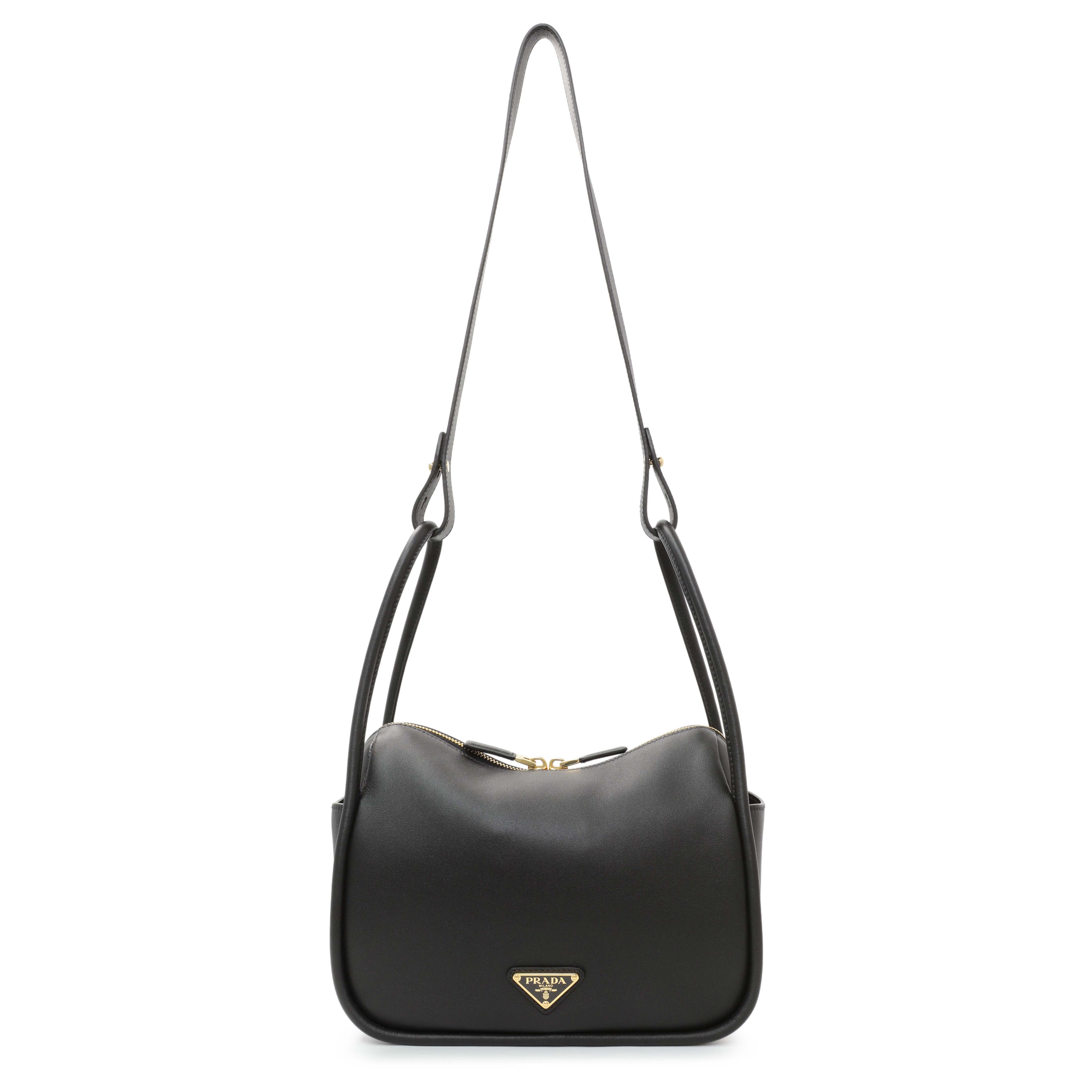 Prada Black Calfskin Darling Shoulder Bag