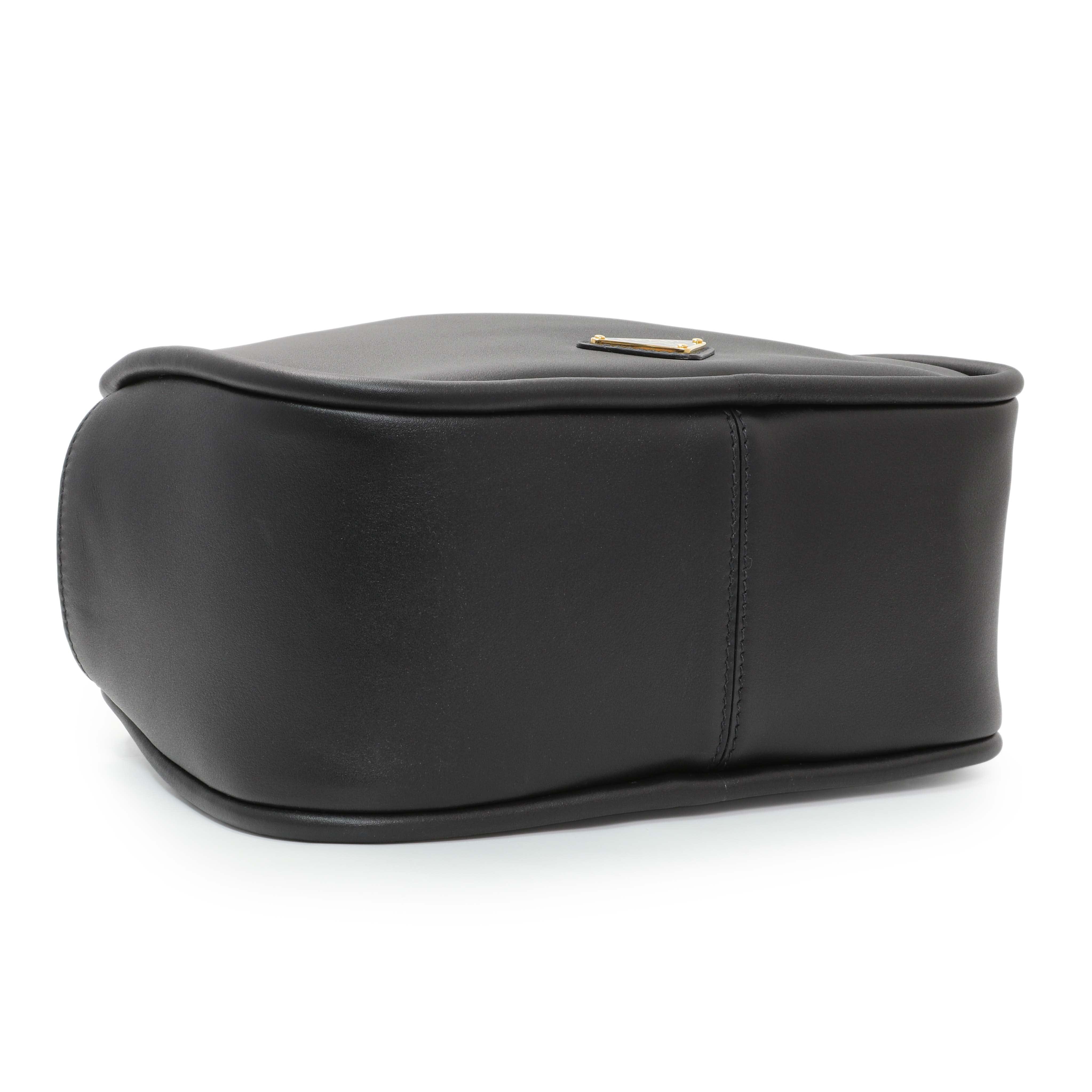Prada Black Calfskin Darling Shoulder Bag
