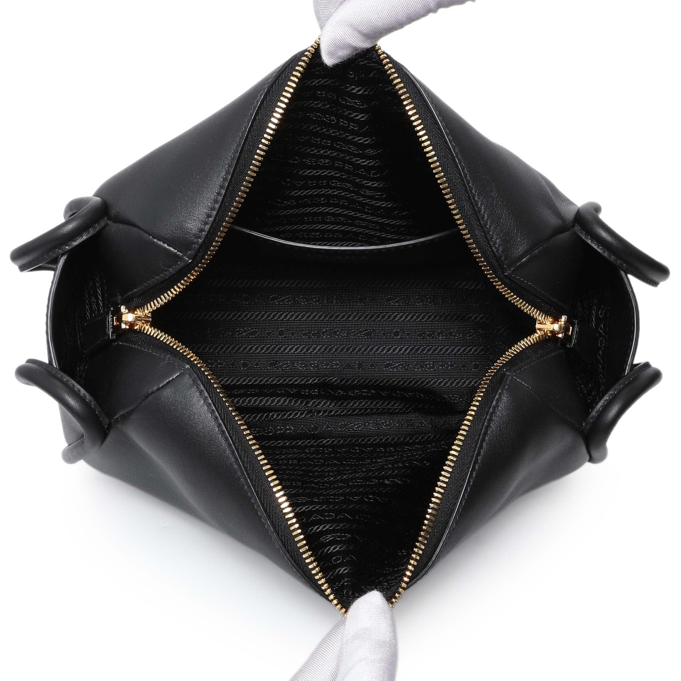 Prada Black Calfskin Darling Shoulder Bag