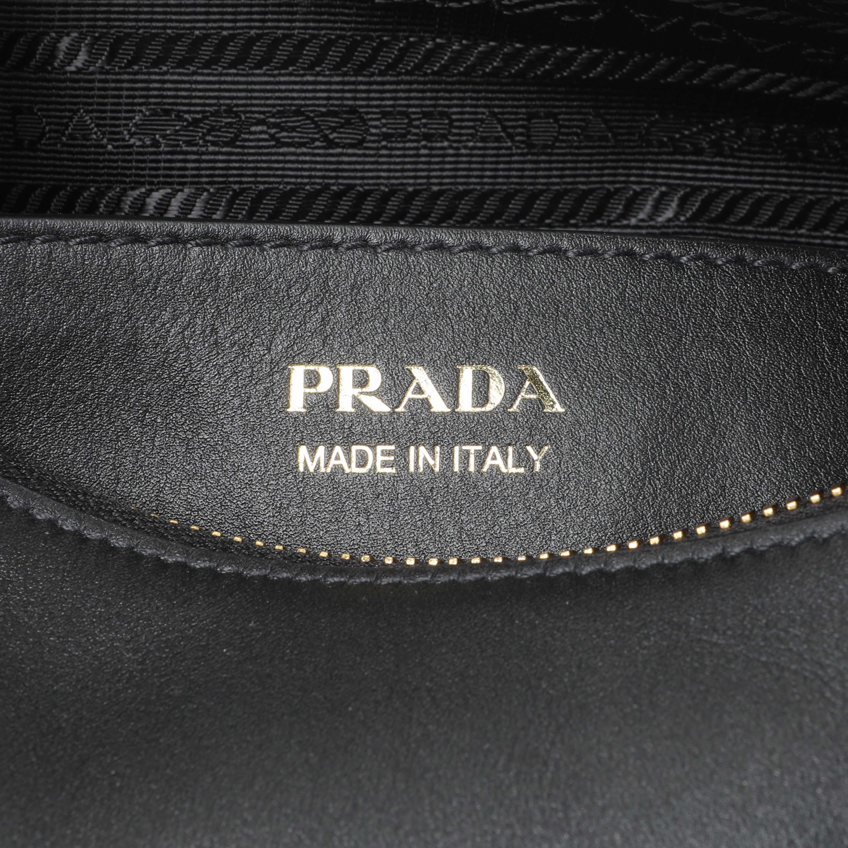 Prada Black Calfskin Darling Shoulder Bag