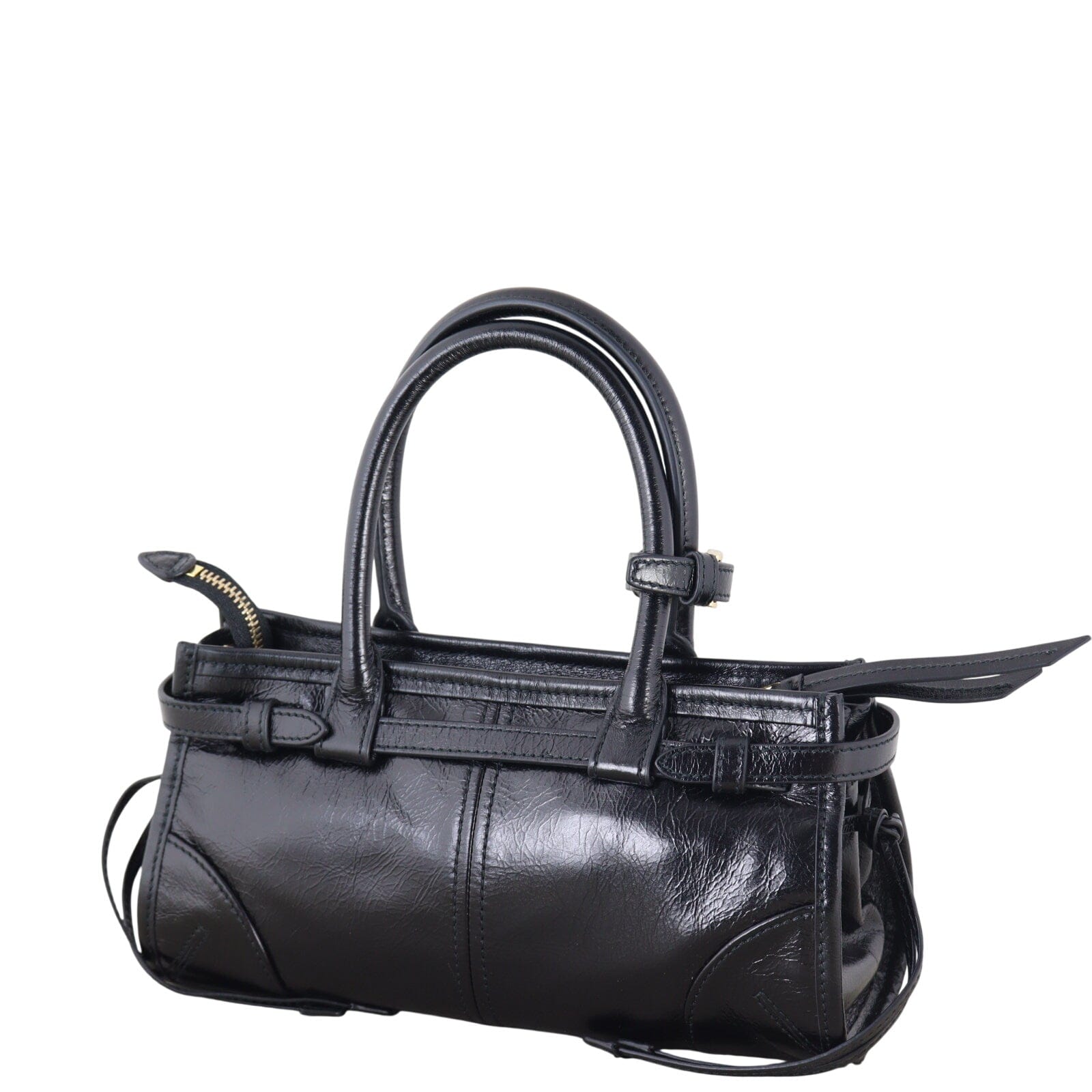 Prada Vitello Shine Bonnie Shoulder Bag Mini