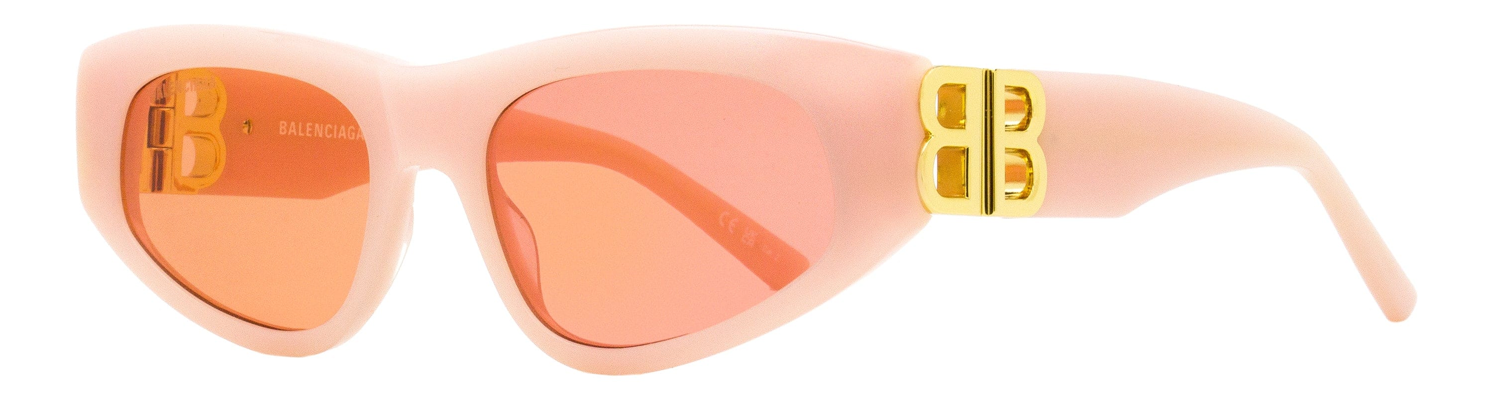Balenciaga Cateye Sunglasses BB0095S 003 Pink 53 mm
