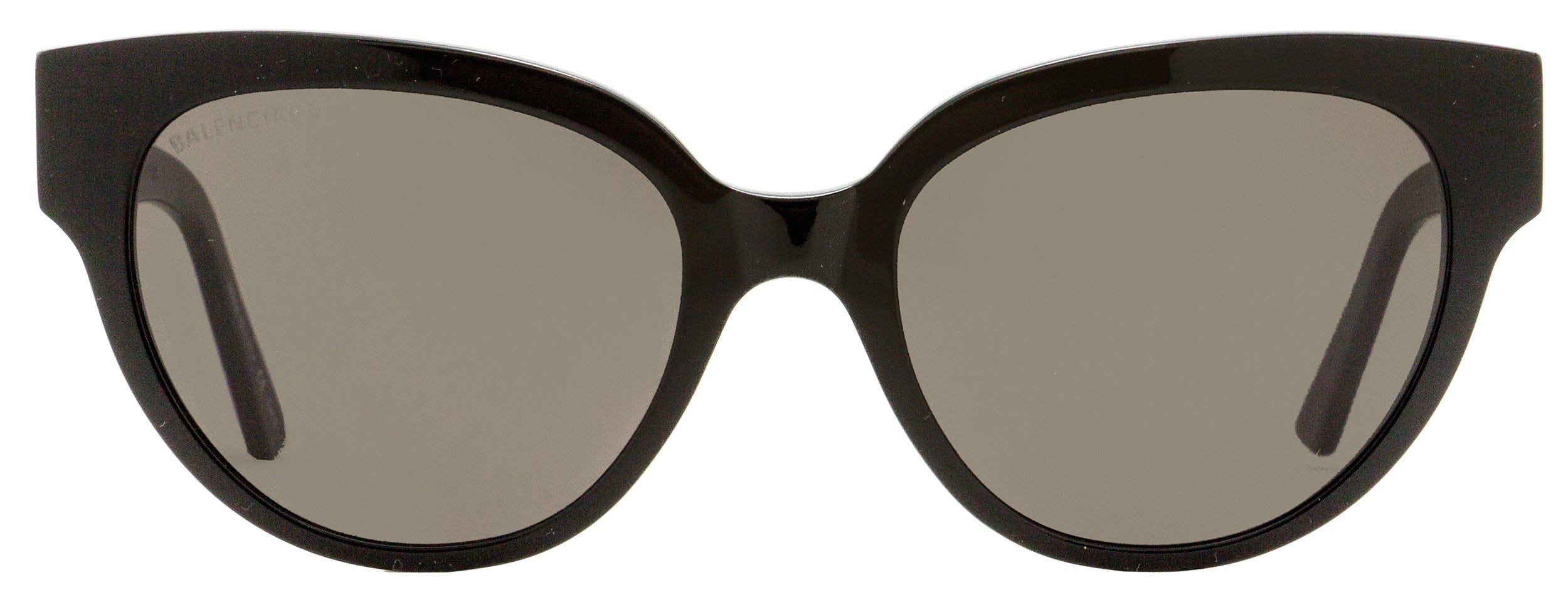 Balenciaga Oval Sunglasses BB0050S 001 Black/Gold 55 mm