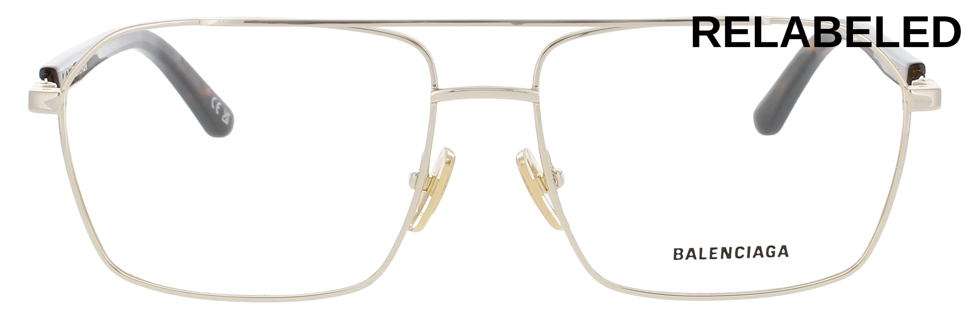 Balenciaga Optical Glasses Gold