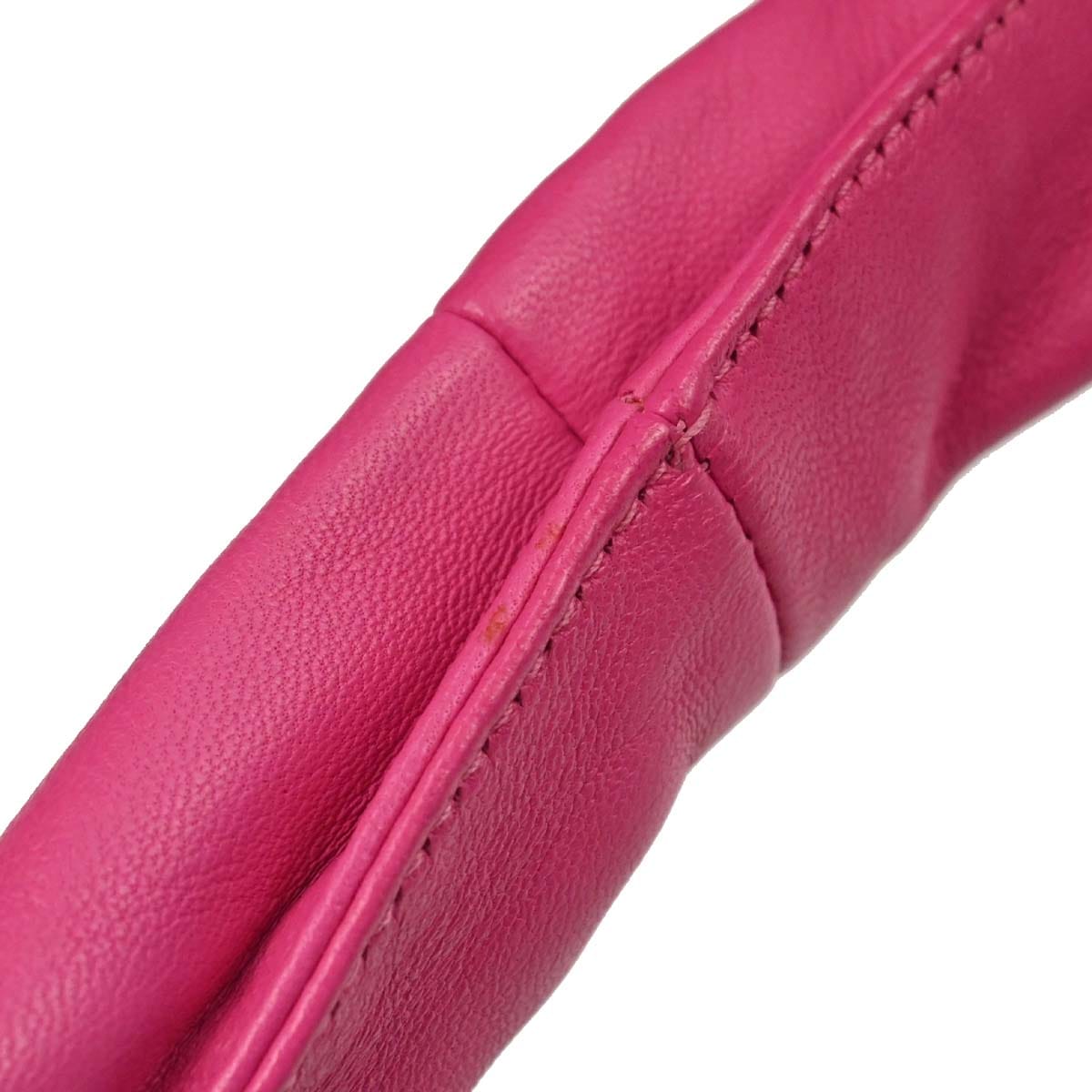 Bottega Veneta Pink Lambskin Intrecciato Hobo Handbag
