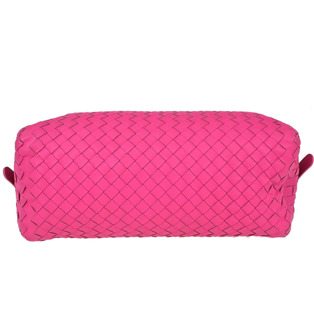 Bottega Veneta Pink Lambskin Intrecciato Handbag