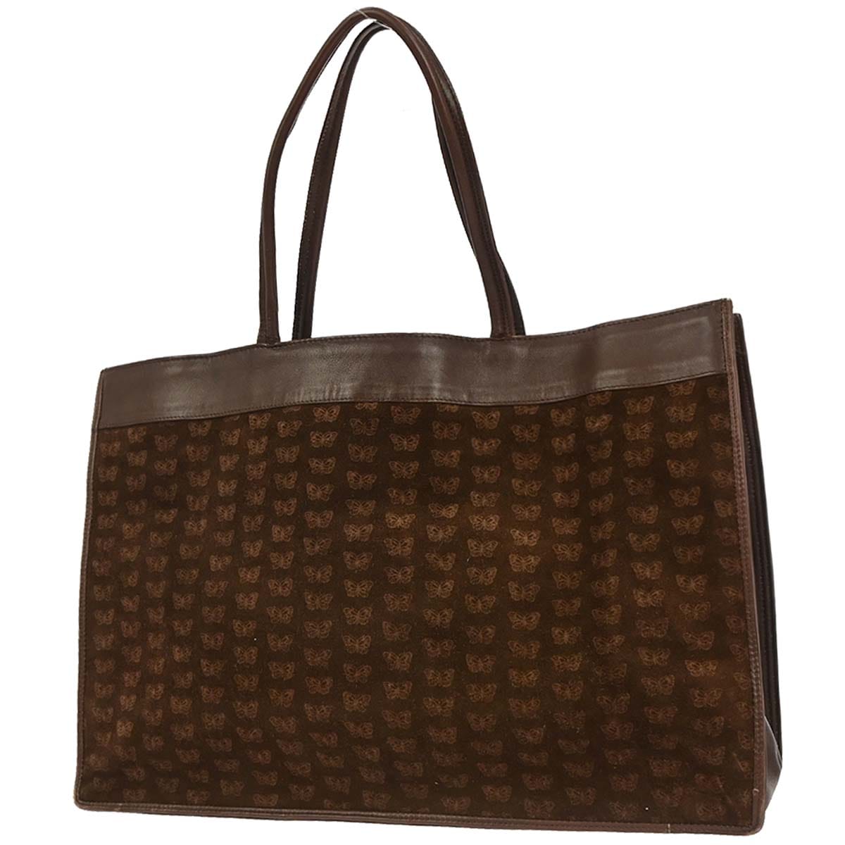 Bottega Veneta Brown Suede Tote Handbag
