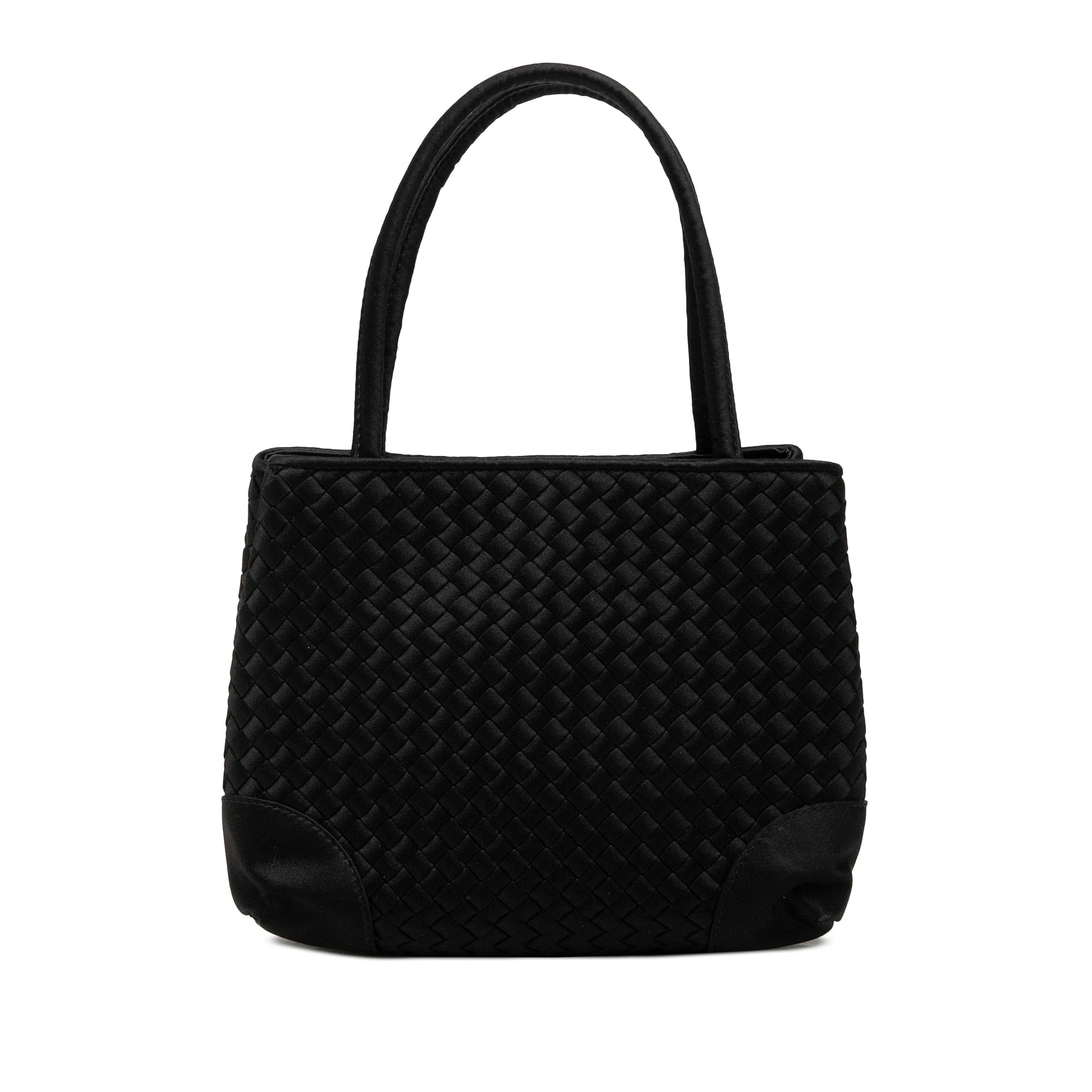 Bottega Veneta Mini Satin Intrecciato Tote