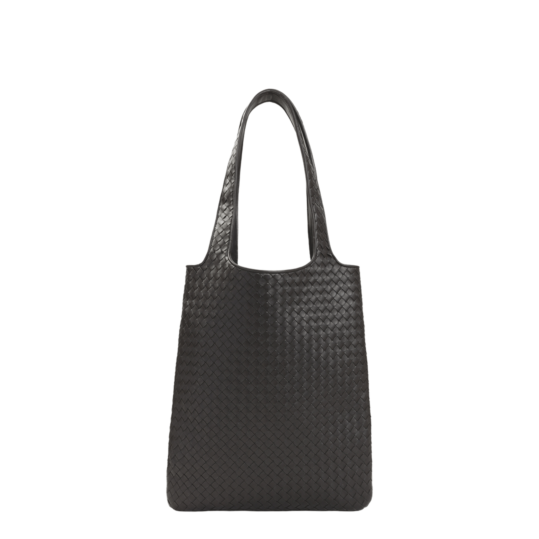 Bottega Veneta Veneto Lambskin Tote - Espresso